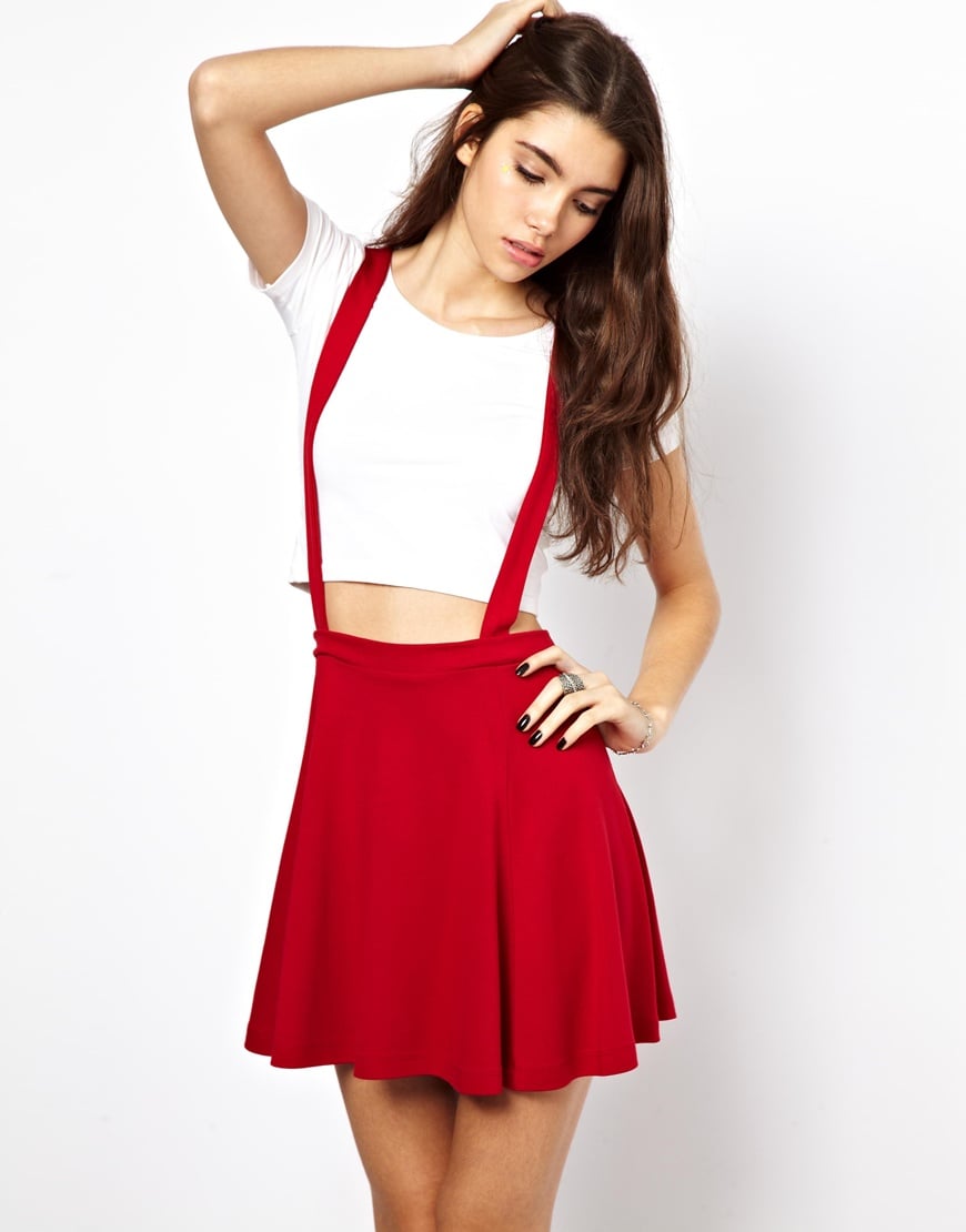 skater skirt with straps