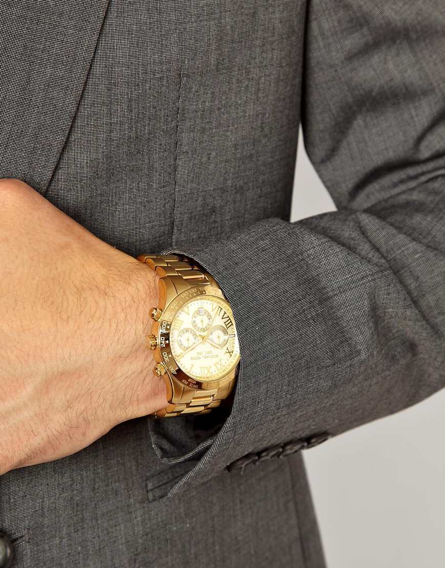 Watch Layton Goldtone Chronograph Watch Layton Goldtone Chronograph
