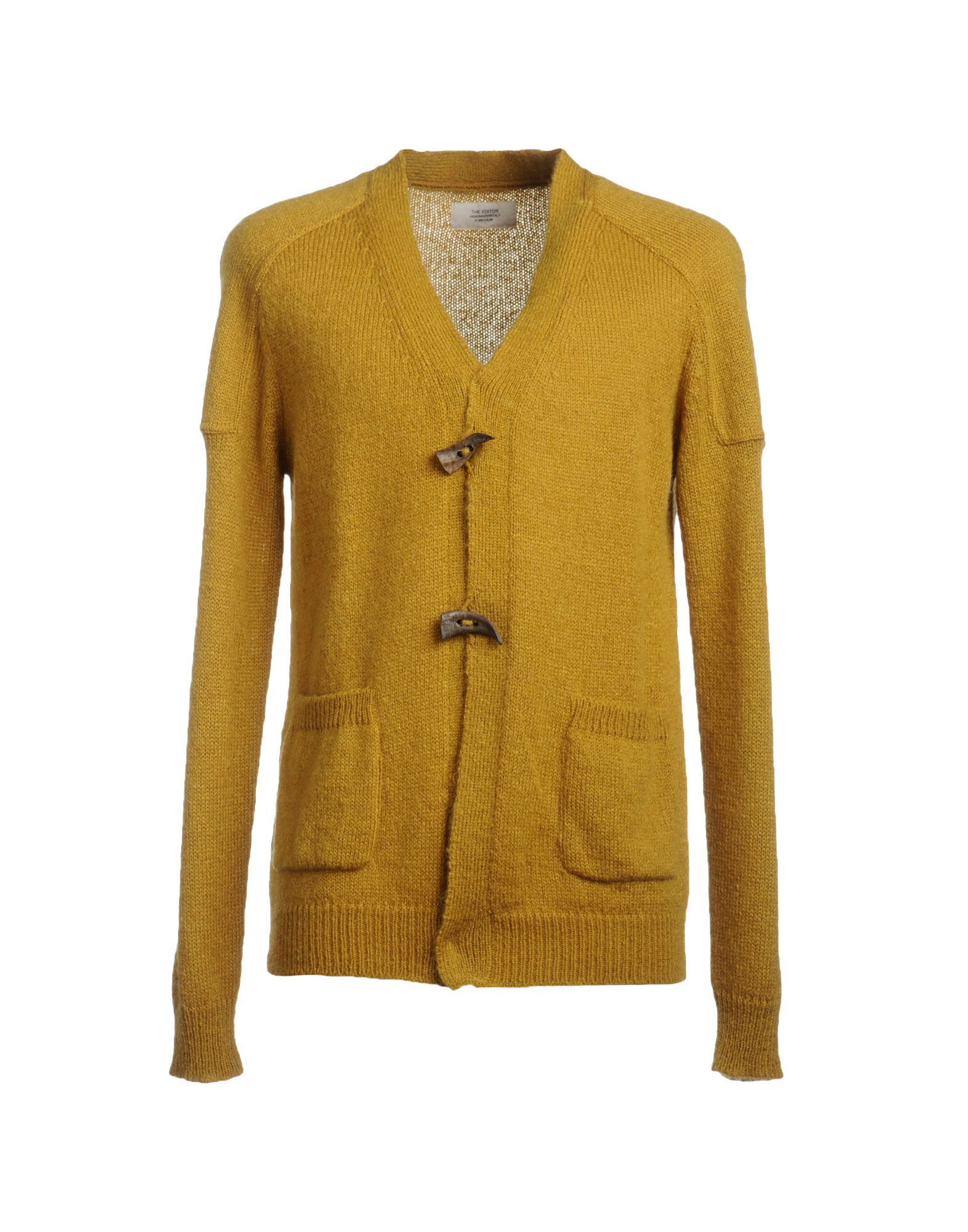 The editor Cardigan in Yellow for Men (Ochre) | Lyst