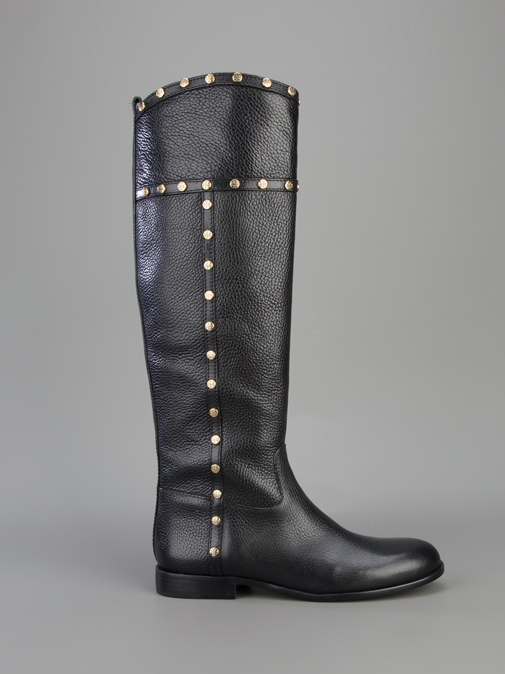 Tory Burch Studded Knee High Boot in Black Lyst