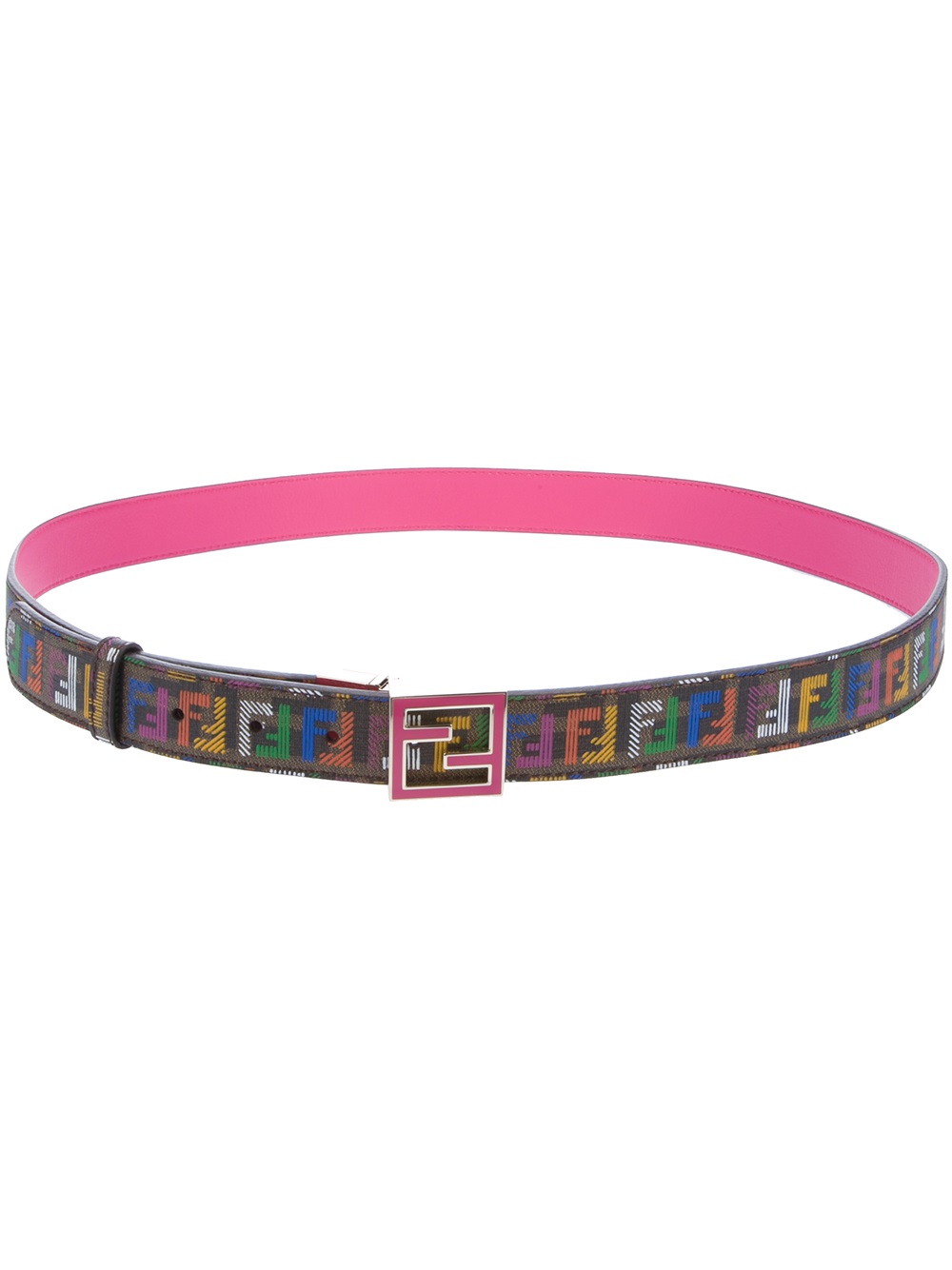 fendi multicolor belt