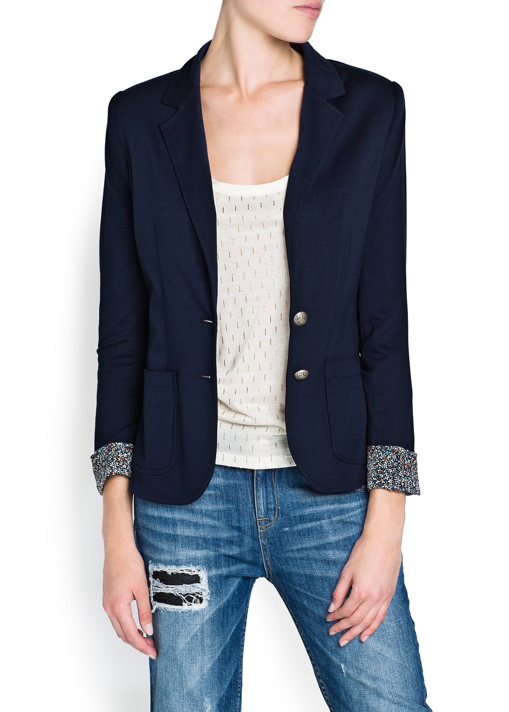 ladies jersey blazer