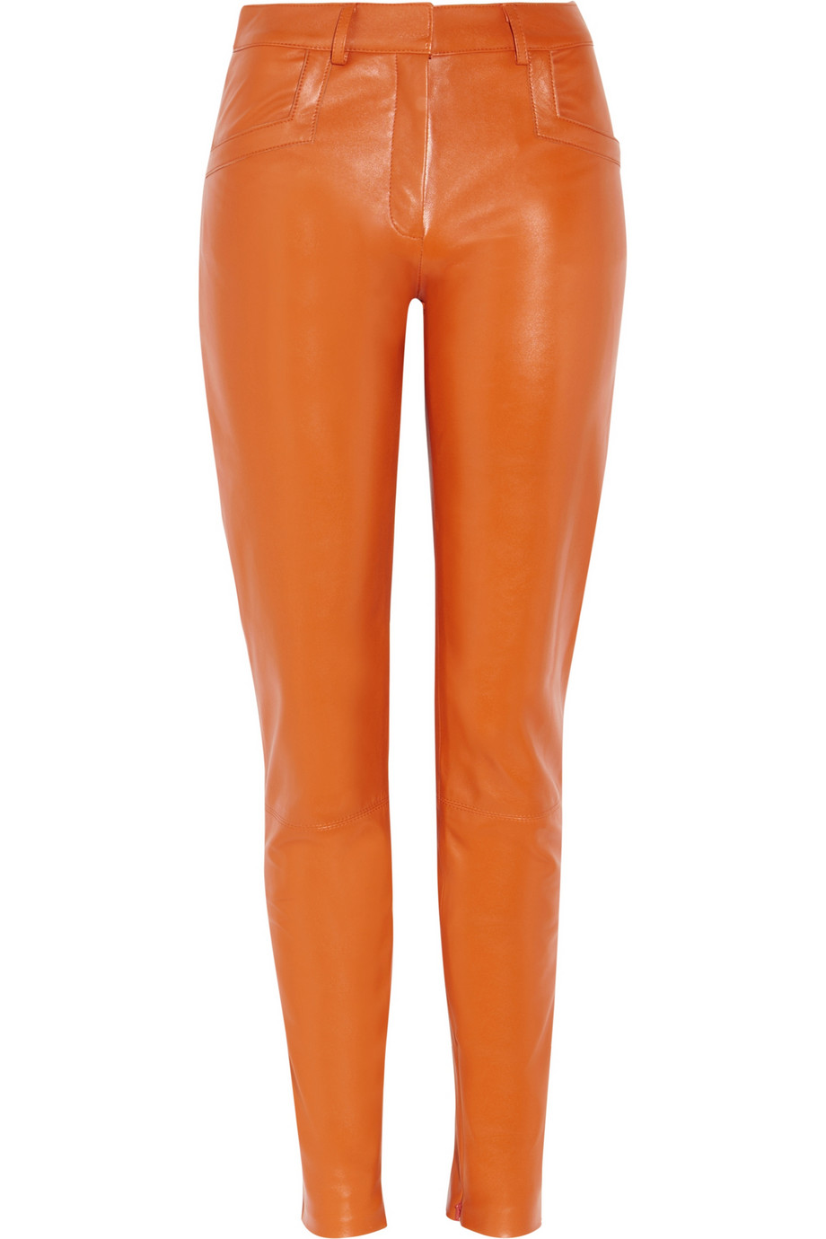 orange black pants