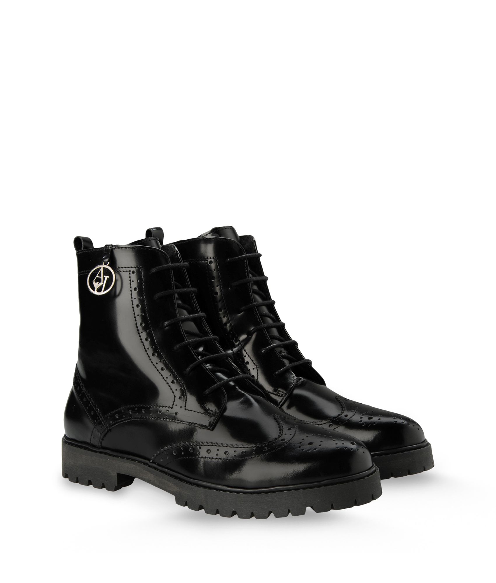armani combat boots