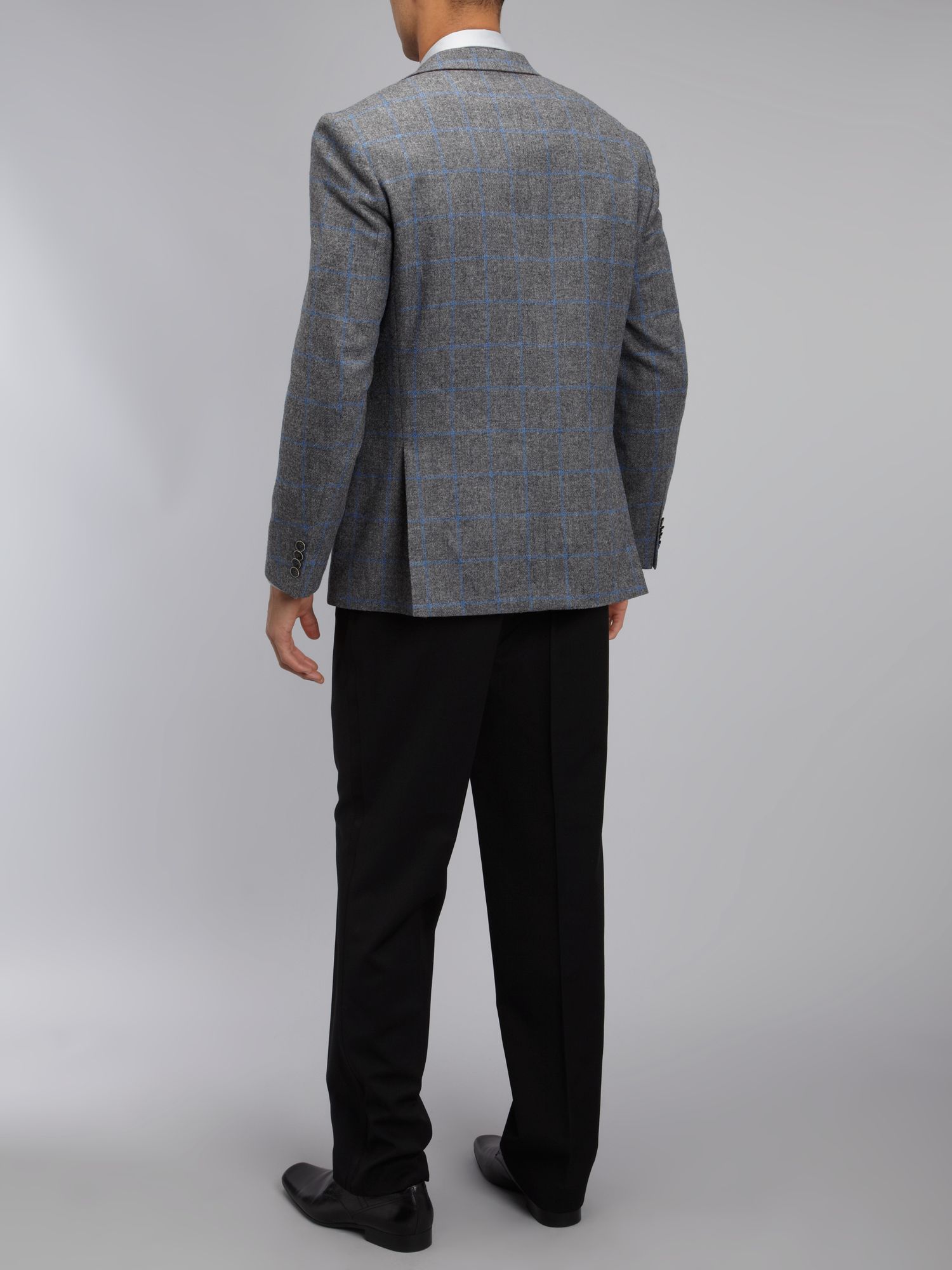 Bäumler Leather Elbow Patch Jacket in Gray for Men Lyst