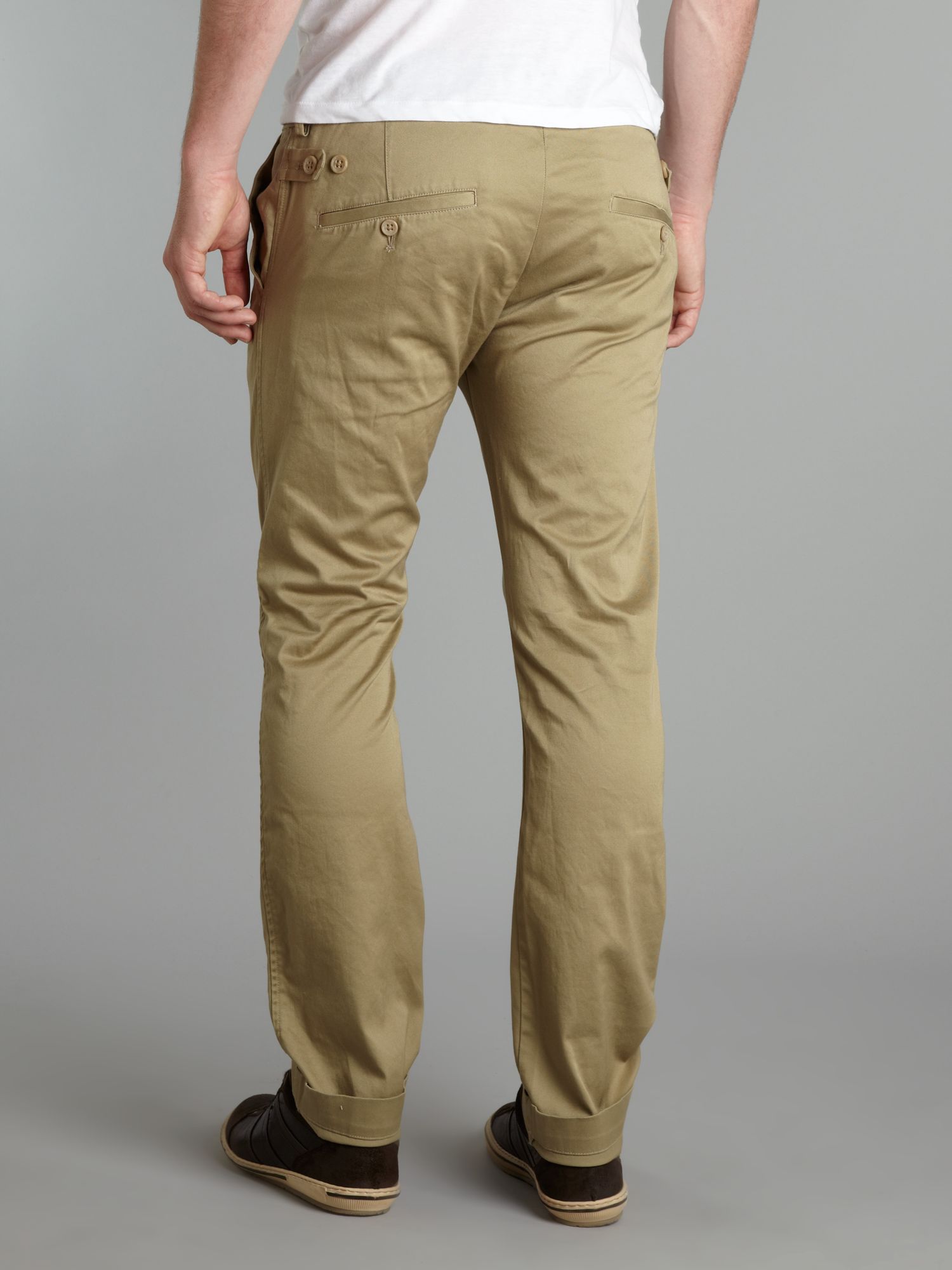 DIESEL Slim Fit Chino Trousers in Sand (Natural) for Men - Lyst