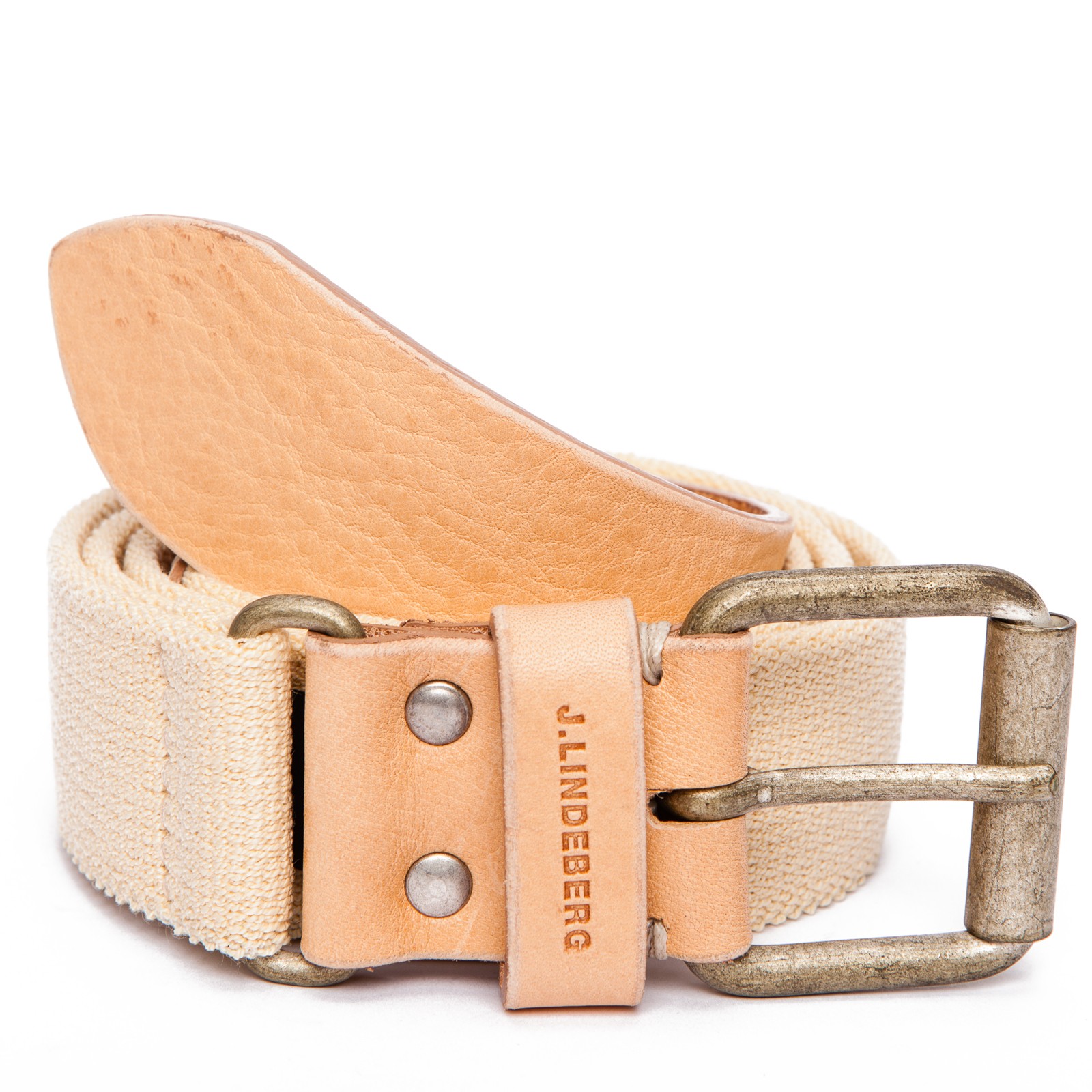 J.lindeberg Elastic Rock Belt in Beige for Men Lyst