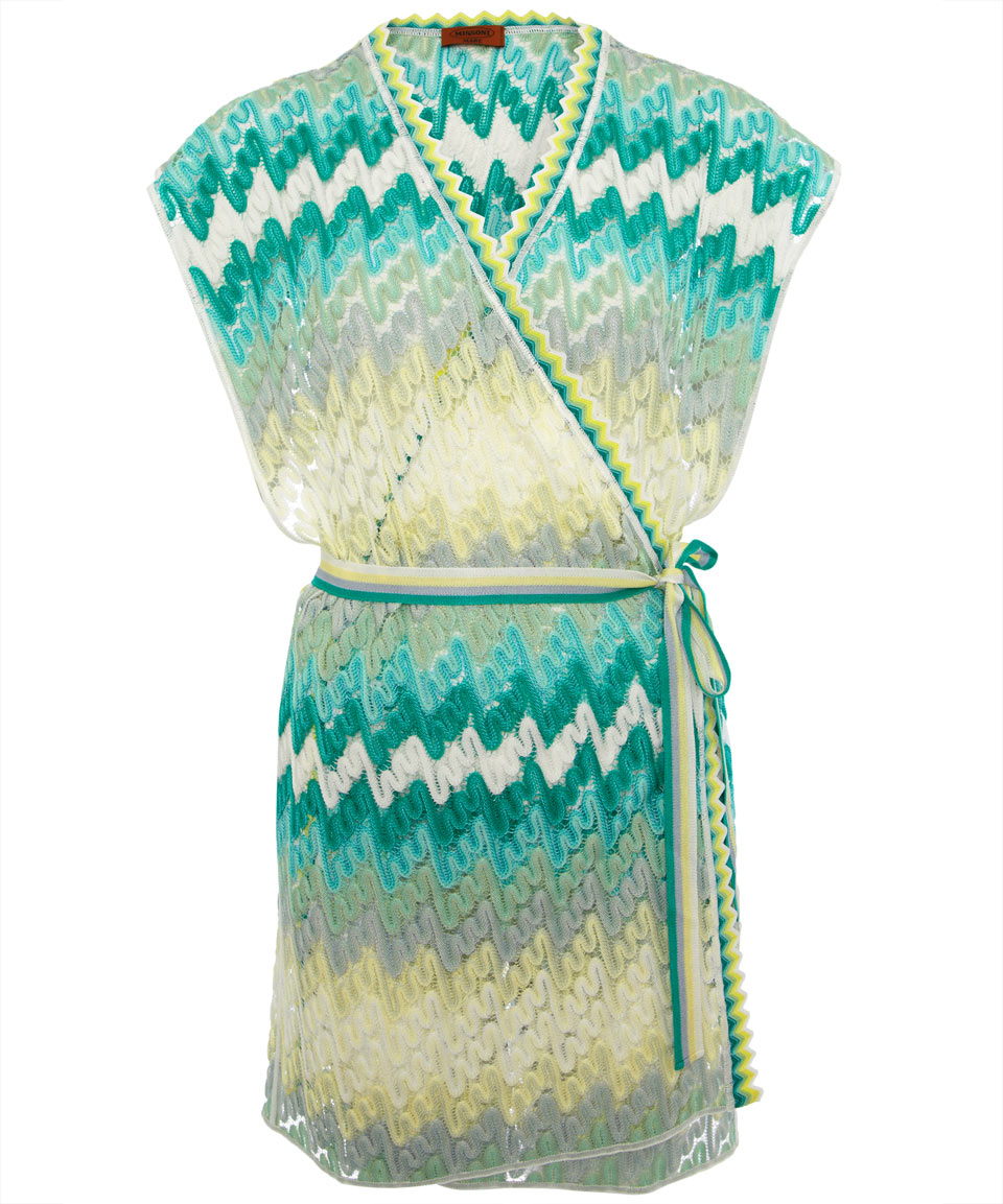 crochet wrap dress