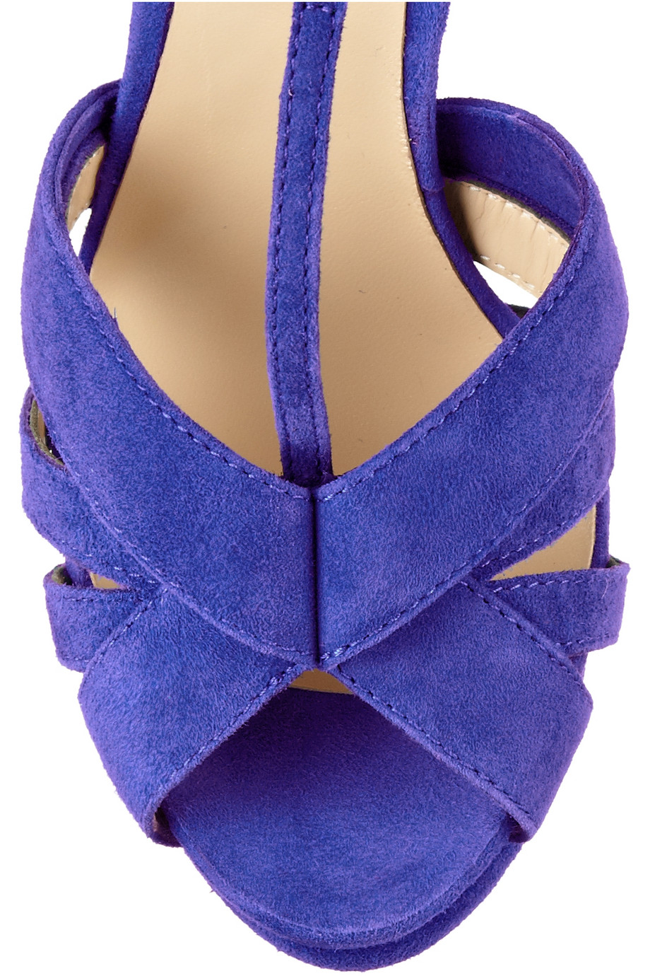 Lyst - Nicholas kirkwood Suede Sandals in Purple