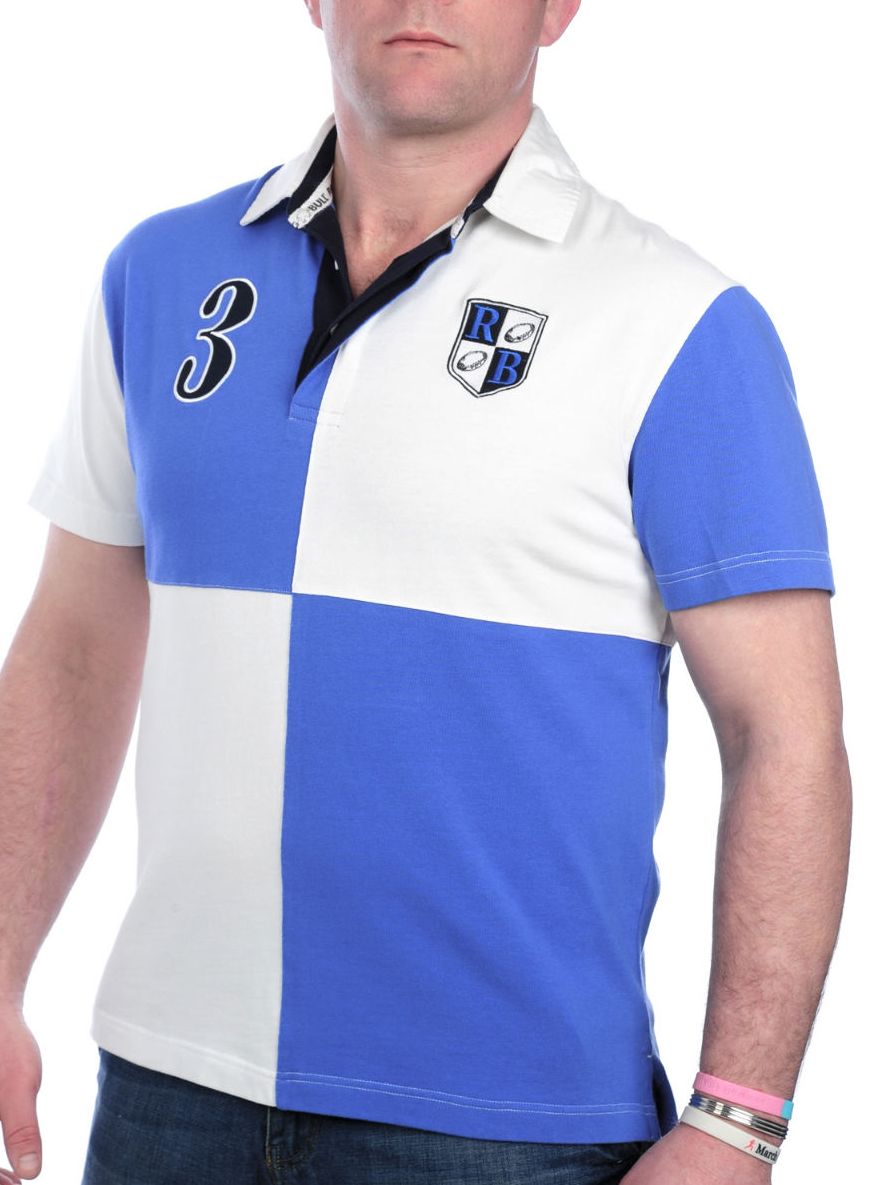Raging bull Harlequin Rugby Shirt in Blue for Men Lyst