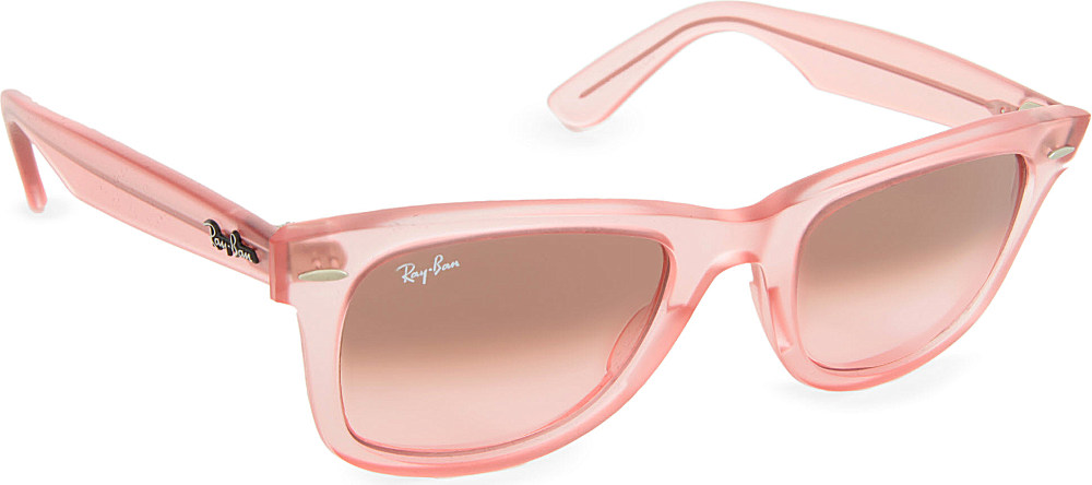 Ray-Ban Demi Gloss Ice Pop Wayfarer Sunglasses in Pink | Lyst UK