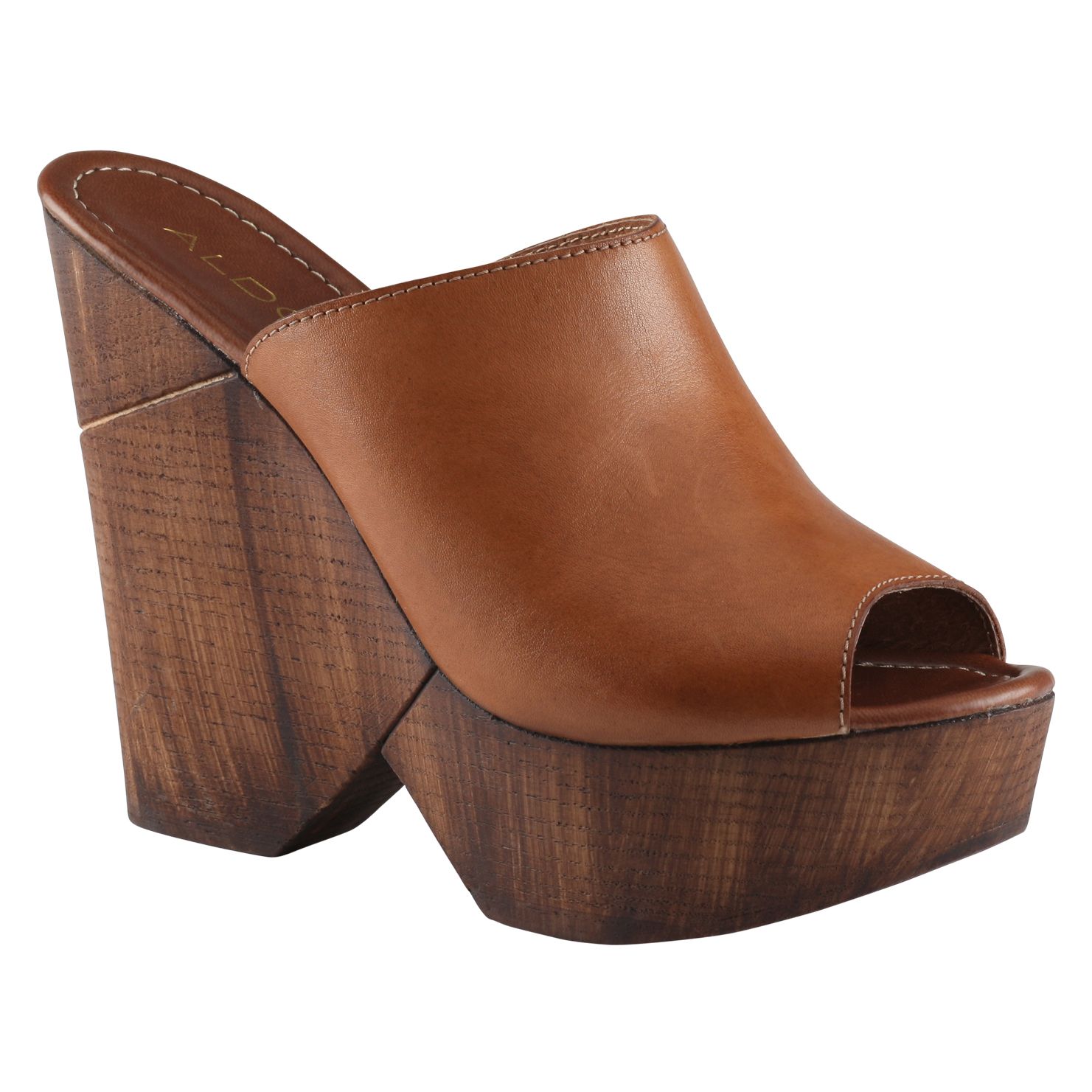 Aldo Flosimi Mule Sandals in Brown Lyst