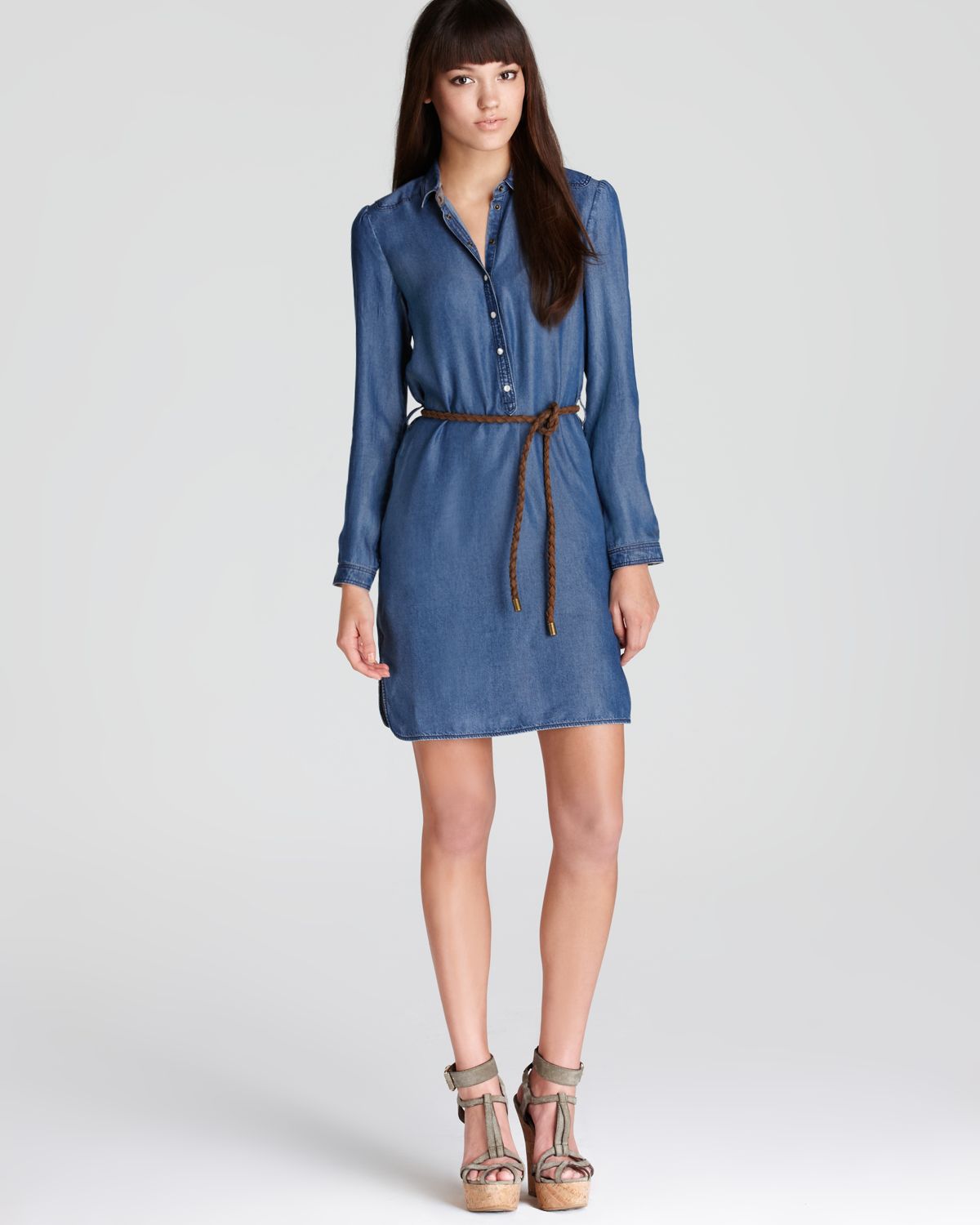 burberry denim dress