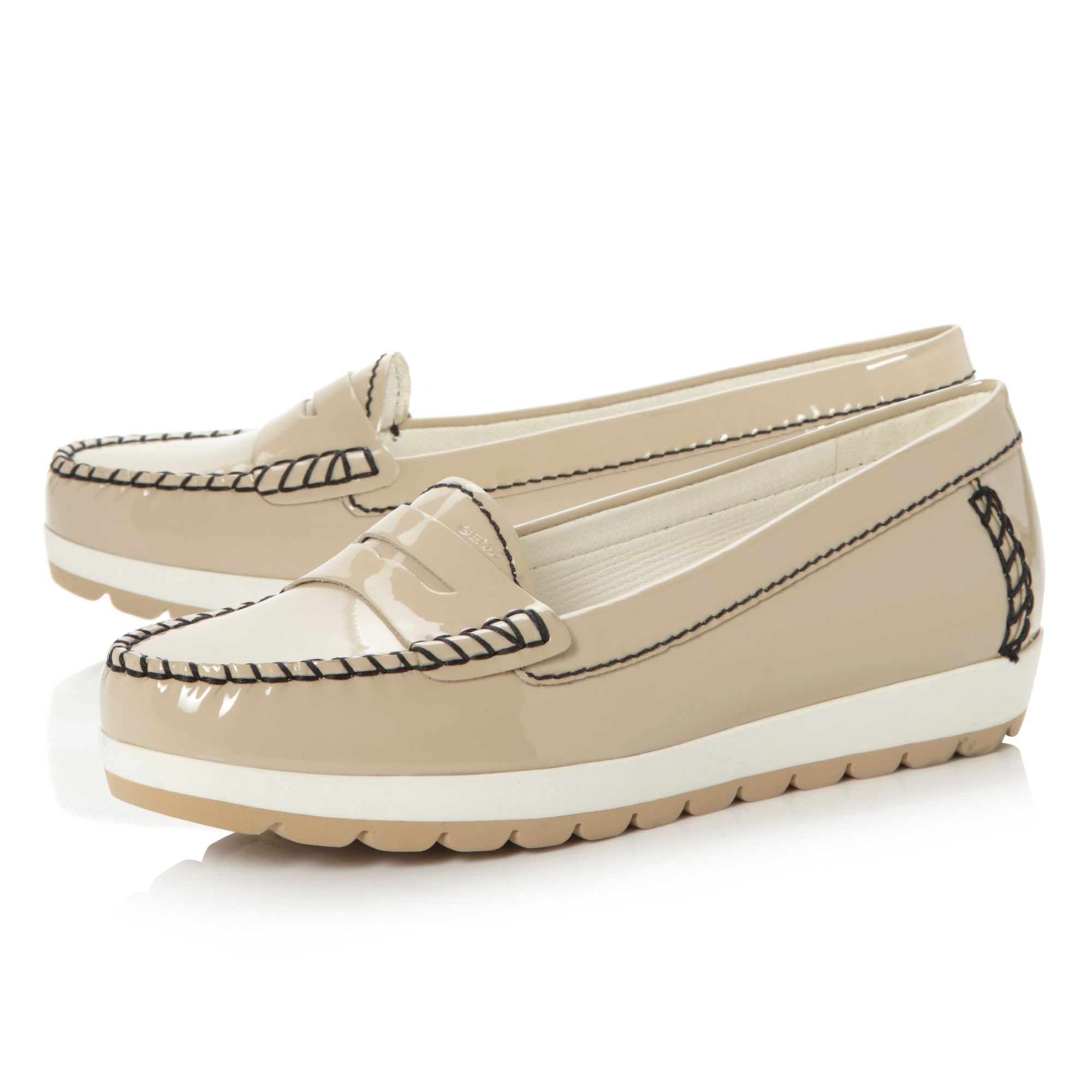 cigarette loafers geox senda d22u4s flatform loafer shoes in lyst cigarette loafers geox senda d22u4s flatform loafer shoes in lyst