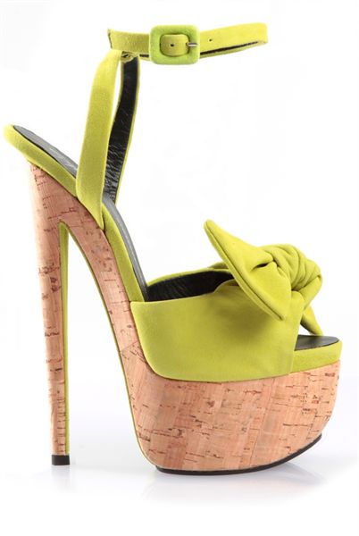 giuseppe zanotti green heels