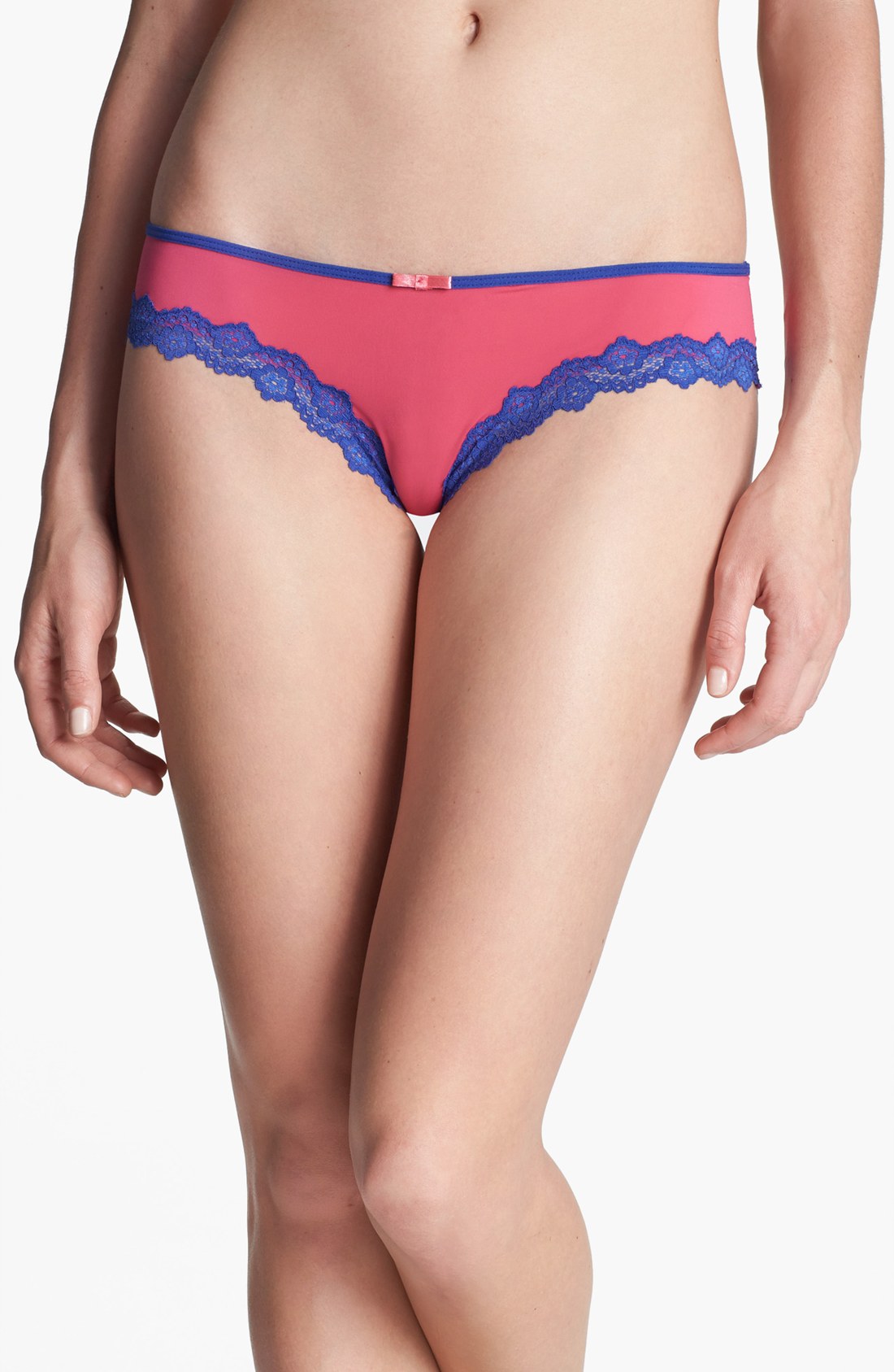 Honeydew Intimates Back Keyhole Hipster Panties in Pink (Rhubarb