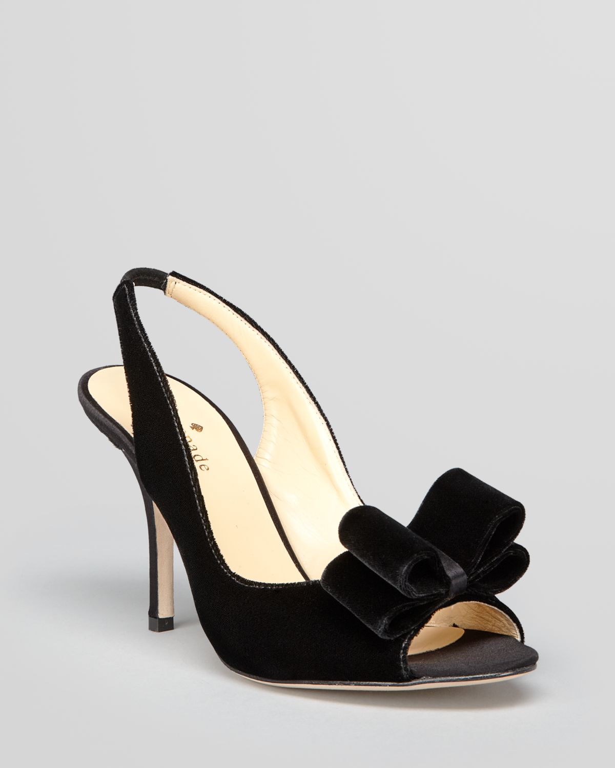 kate spade black heels