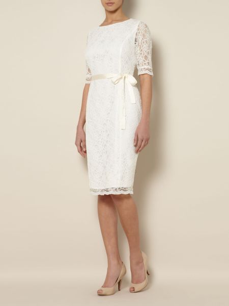 Linea Angela Lace Dress in White (Magnolia) | Lyst