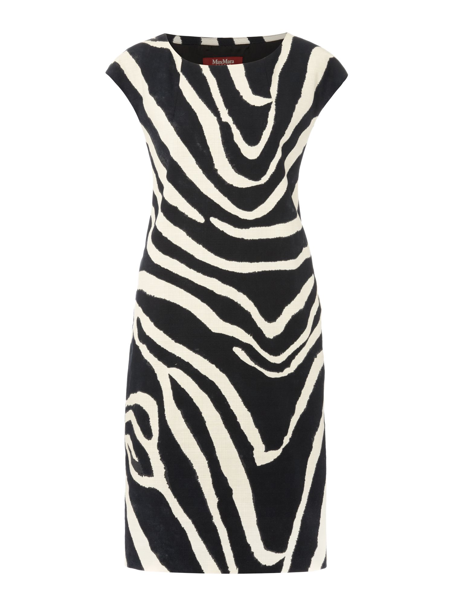 Max mara studio Gaspere Zebra Print Dress | Lyst