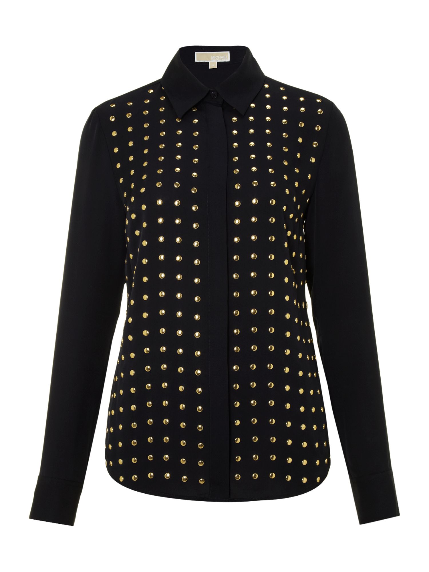 michael kors blue blouse