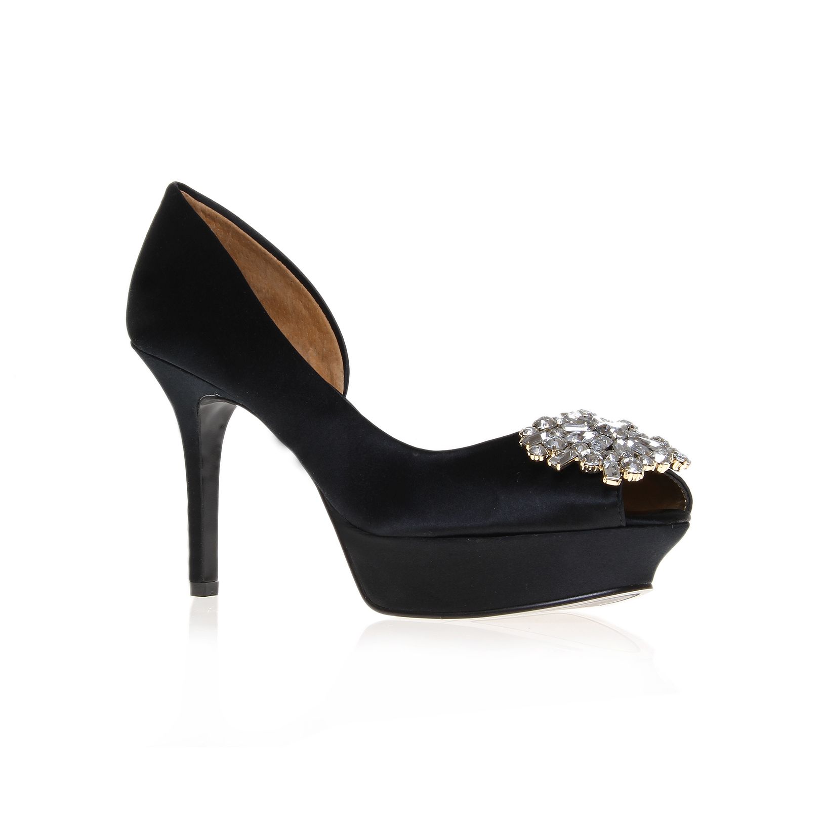 Nine West Jaquita10 Peep Toe Court Shoes in (Black) | Lyst