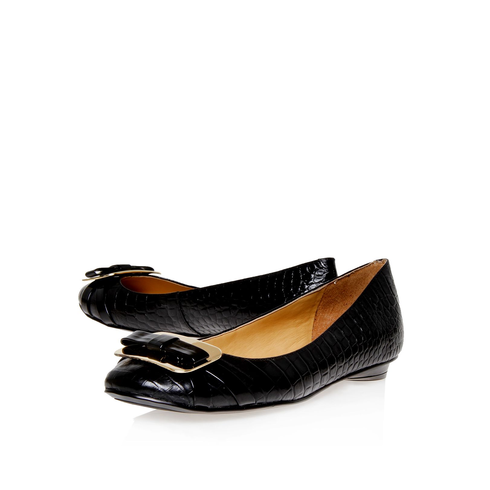 Nine west Rueben Croc Print Shoes in Natural Lyst