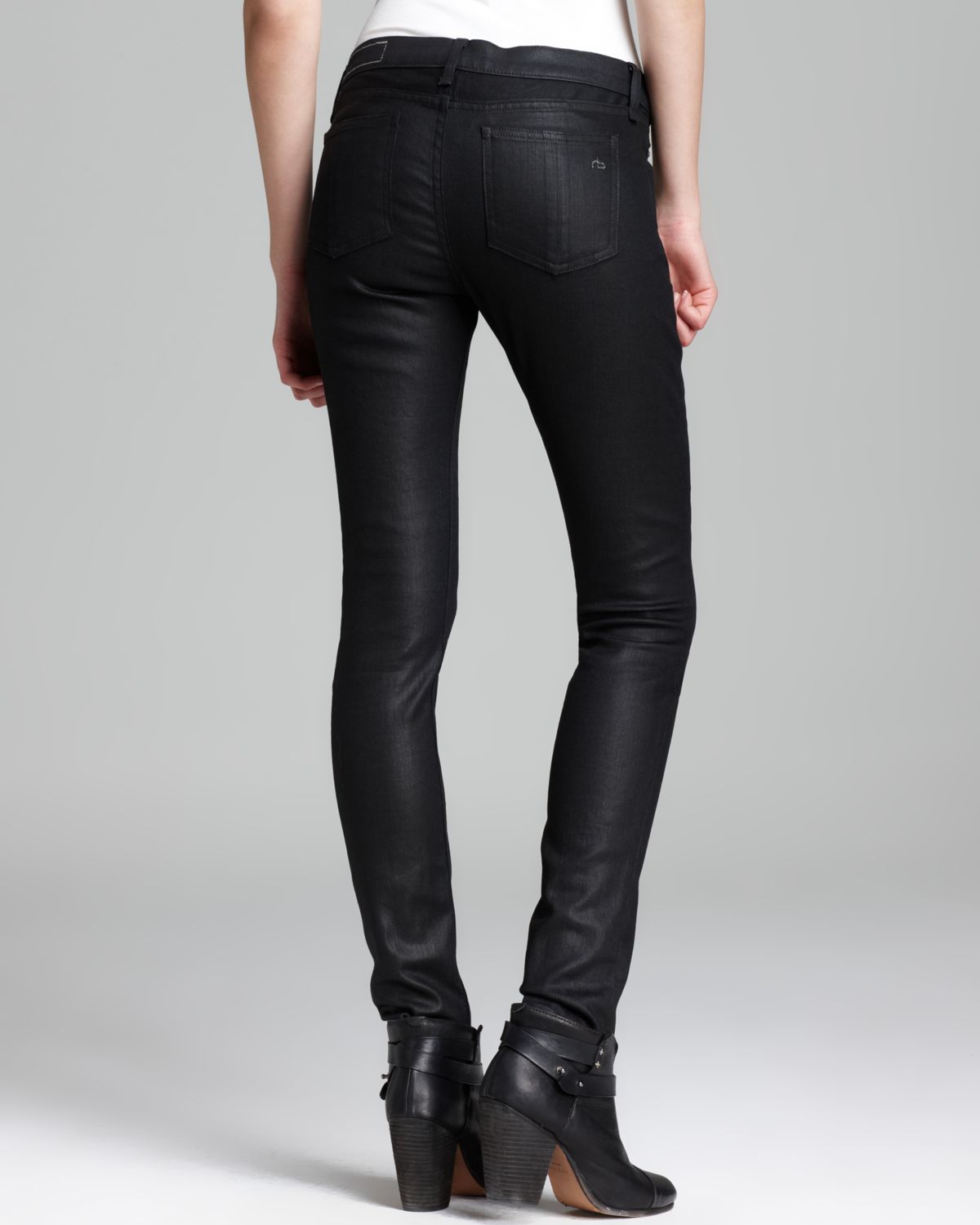 rag & bone coated jeans