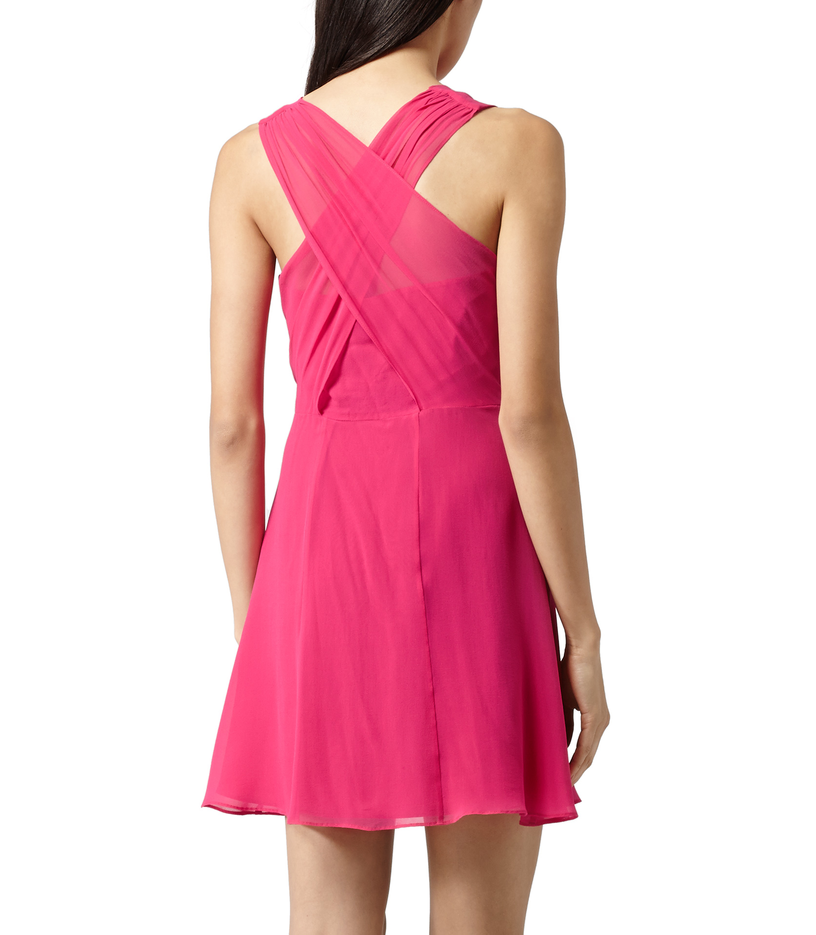 reiss raspberry dress