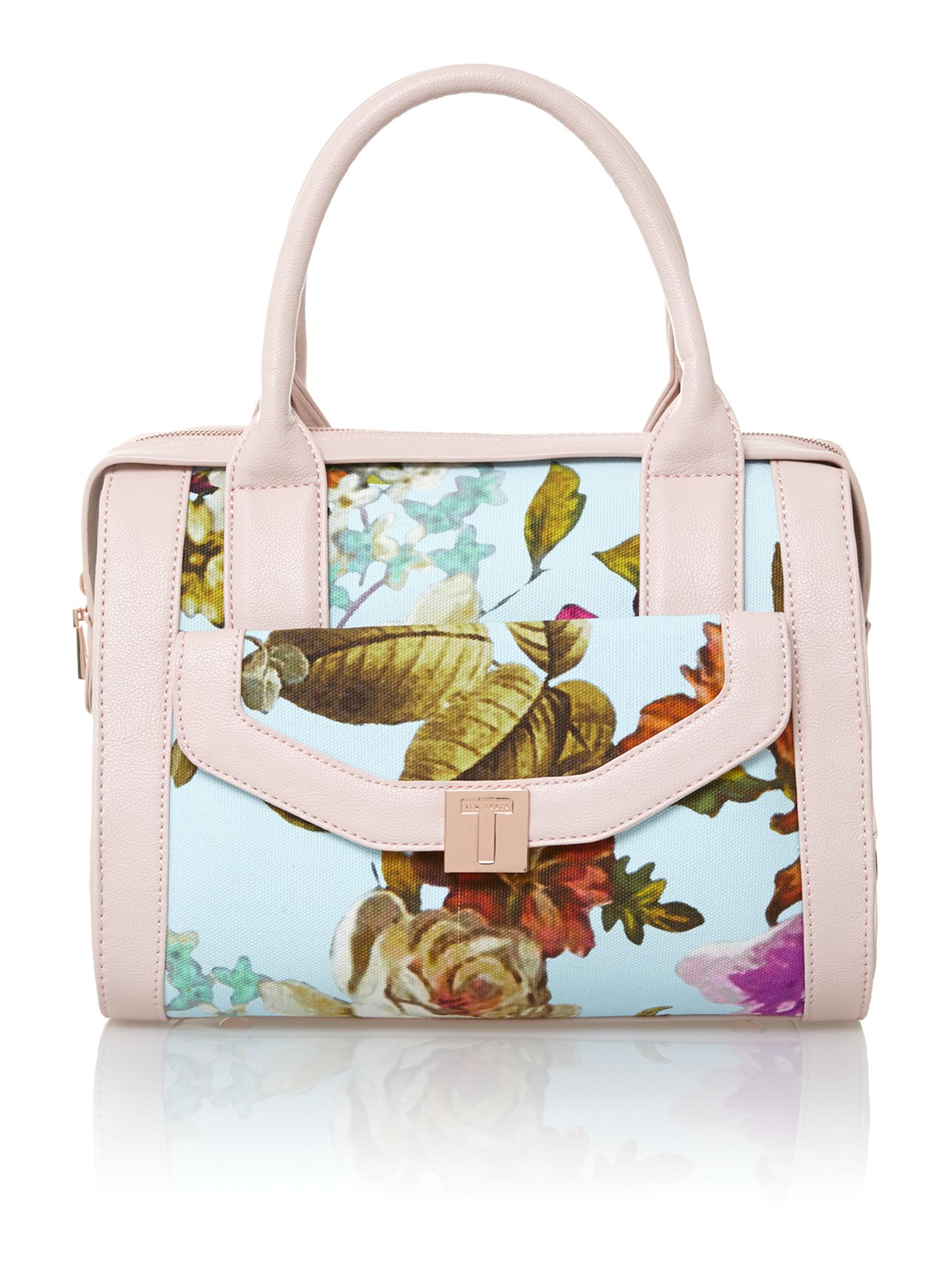 Ted baker Floral Printed Bowling Bag in Pink Lyst