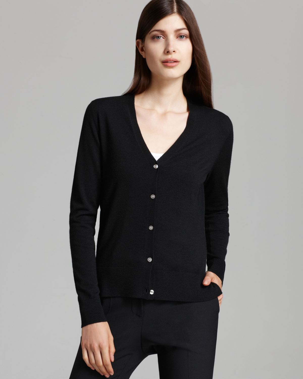 theory black cardigan
