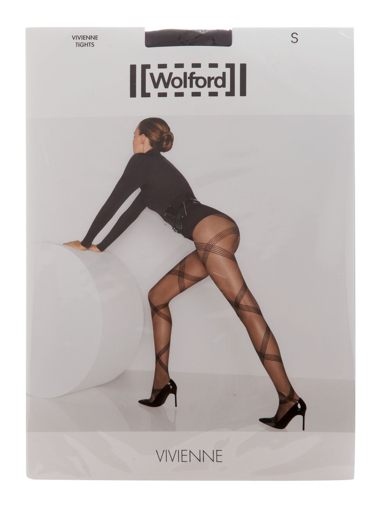 Wolford Vivienne Tights in Black (Grey/Black) Lyst