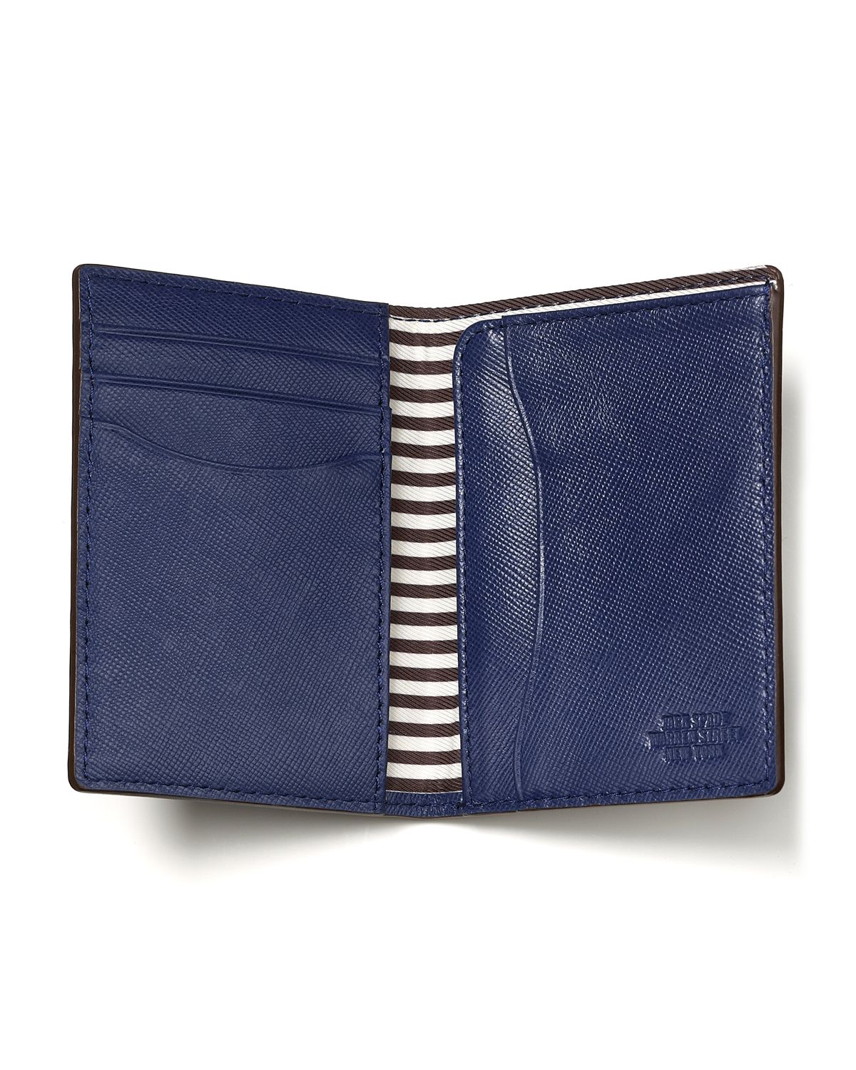 Jack spade Wesson Leather Bifold Card Holder in Blue for Men Lyst