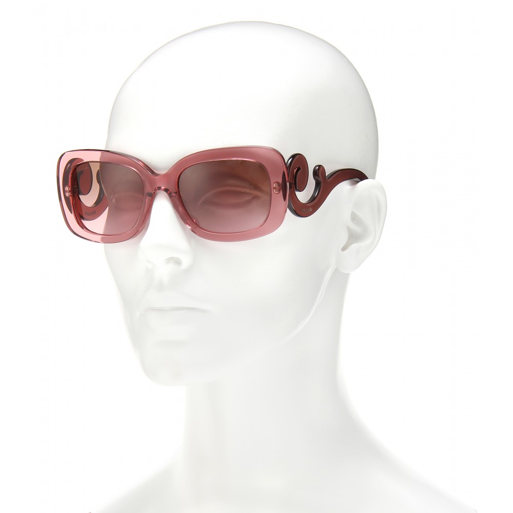 Prada Minimal Baroque Sunglasses in Rose (Pink) - Lyst