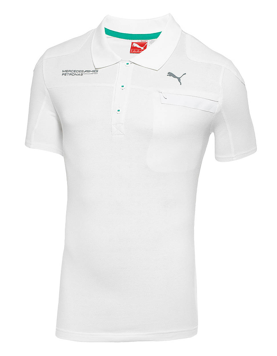Puma Mercedes Polo Shirt in White for Men | Lyst