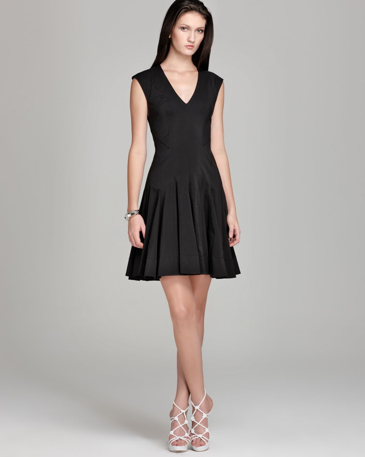 rebecca taylor v neck dress