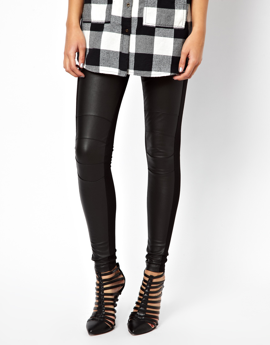 River Island Vinyl Leggings Flash Sales 