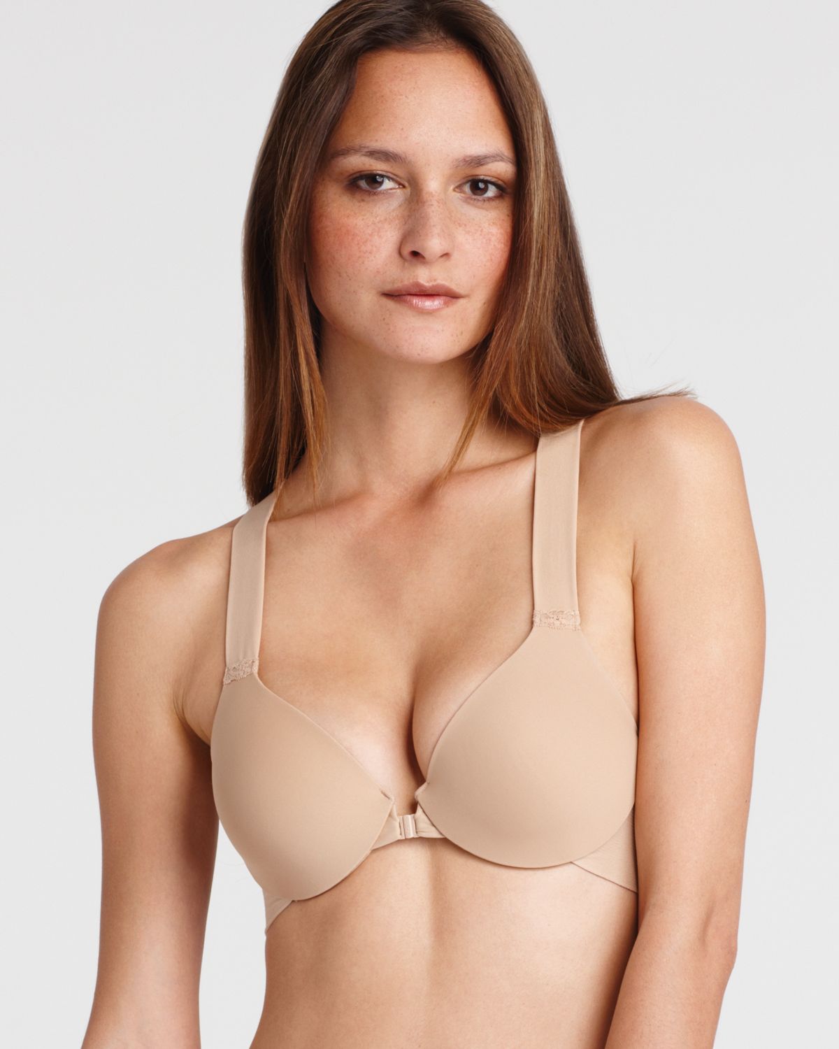 Spanx ® Racerback Bra BraLlelujah Front Closure 235 in Nude (Black