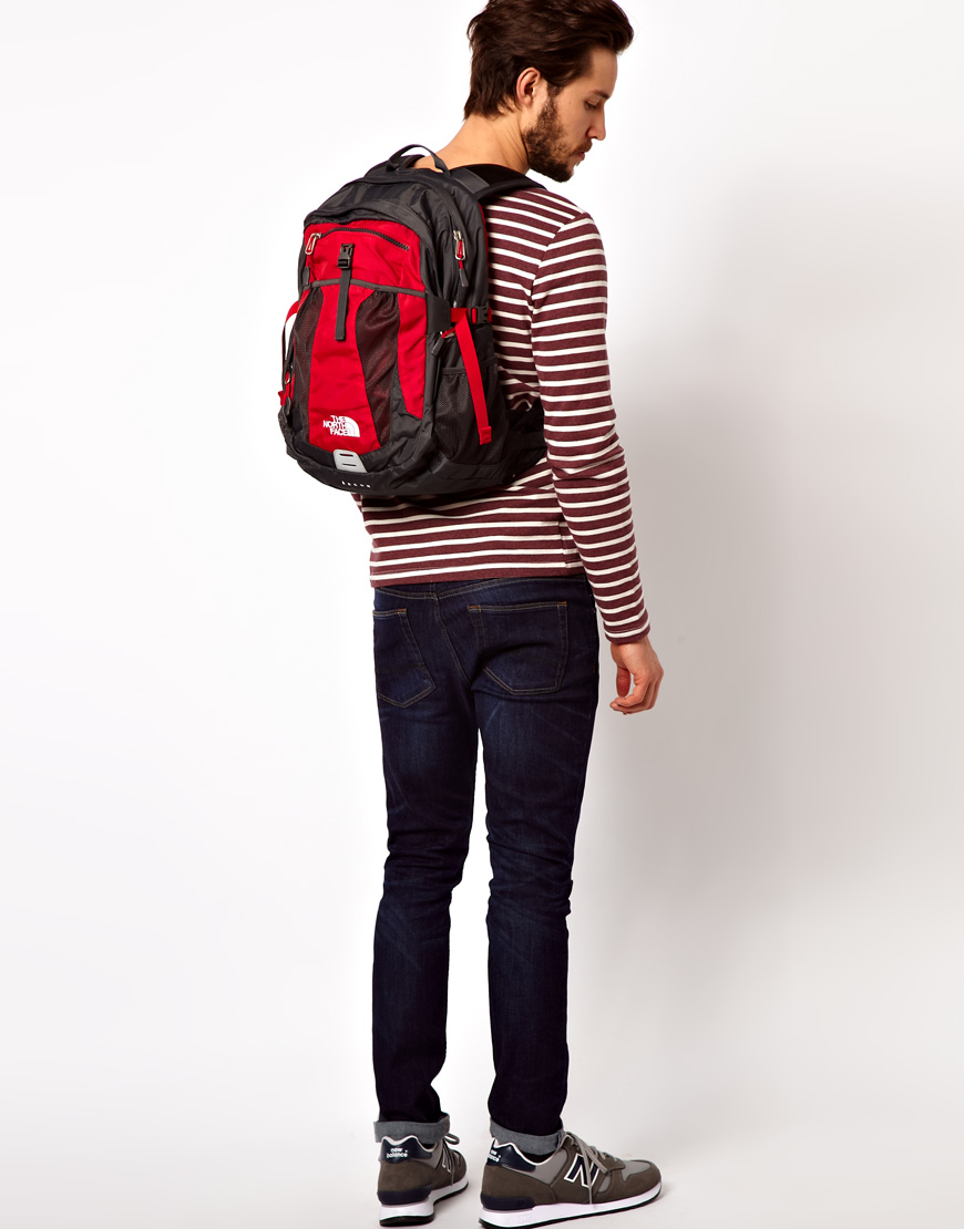 The North Face Recon Backpack in Red for Men | Lyst