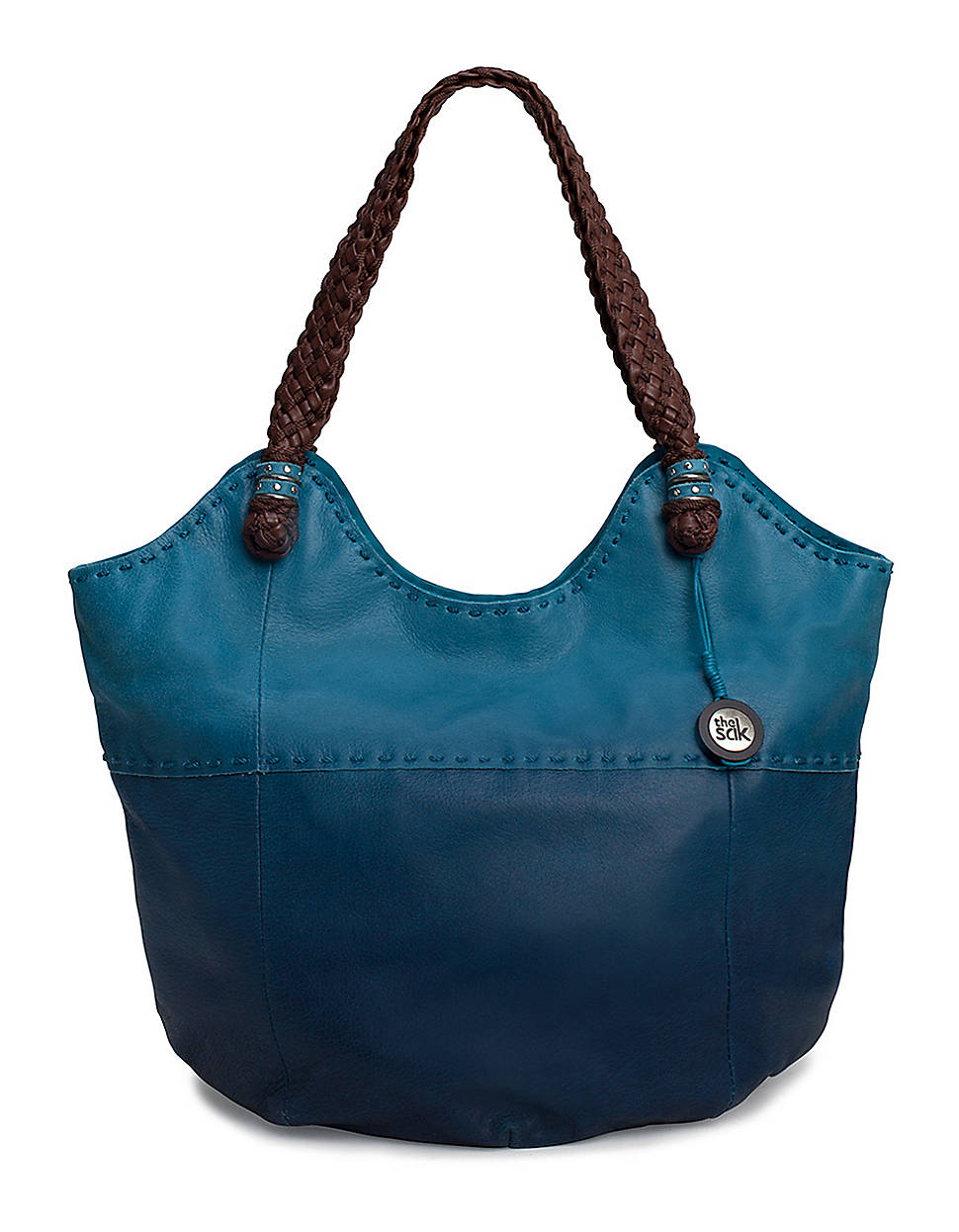 The Sak Indio Large Leather Tote in Blue (AQUA OMBRE) | Lyst