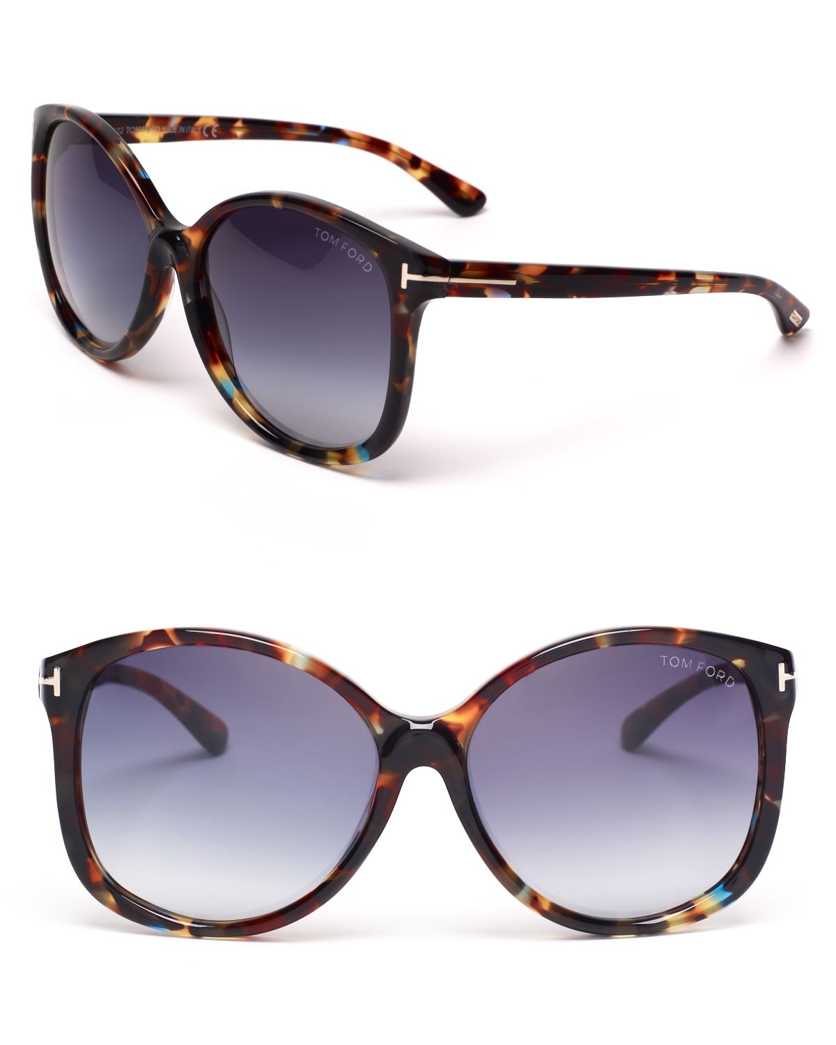 tom ford look alike miranda on Tom Ford Alicia Round Acetate Sunglasses In Brown Lyst