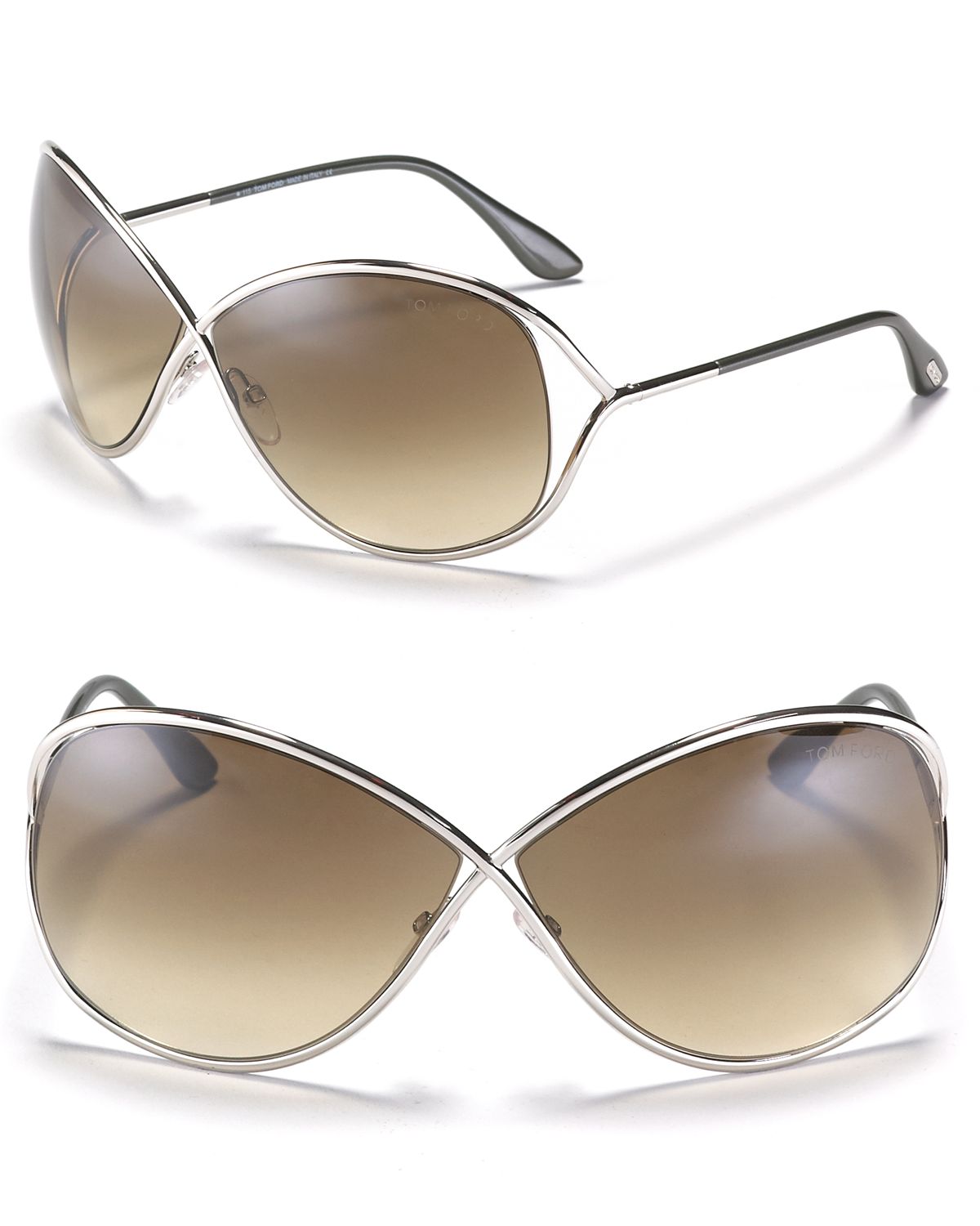 Tom ford Miranda Crossover Sunglasses, 68mm in Gold for Men (shiny