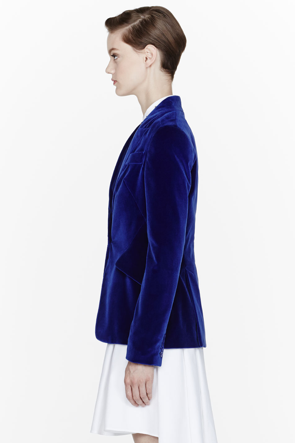 Alexander McQueen Royal Blue Velvet 