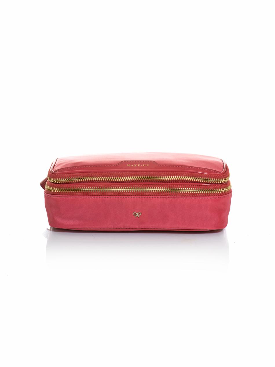 Lyst Anya Hindmarch Makeup Bag in Pink