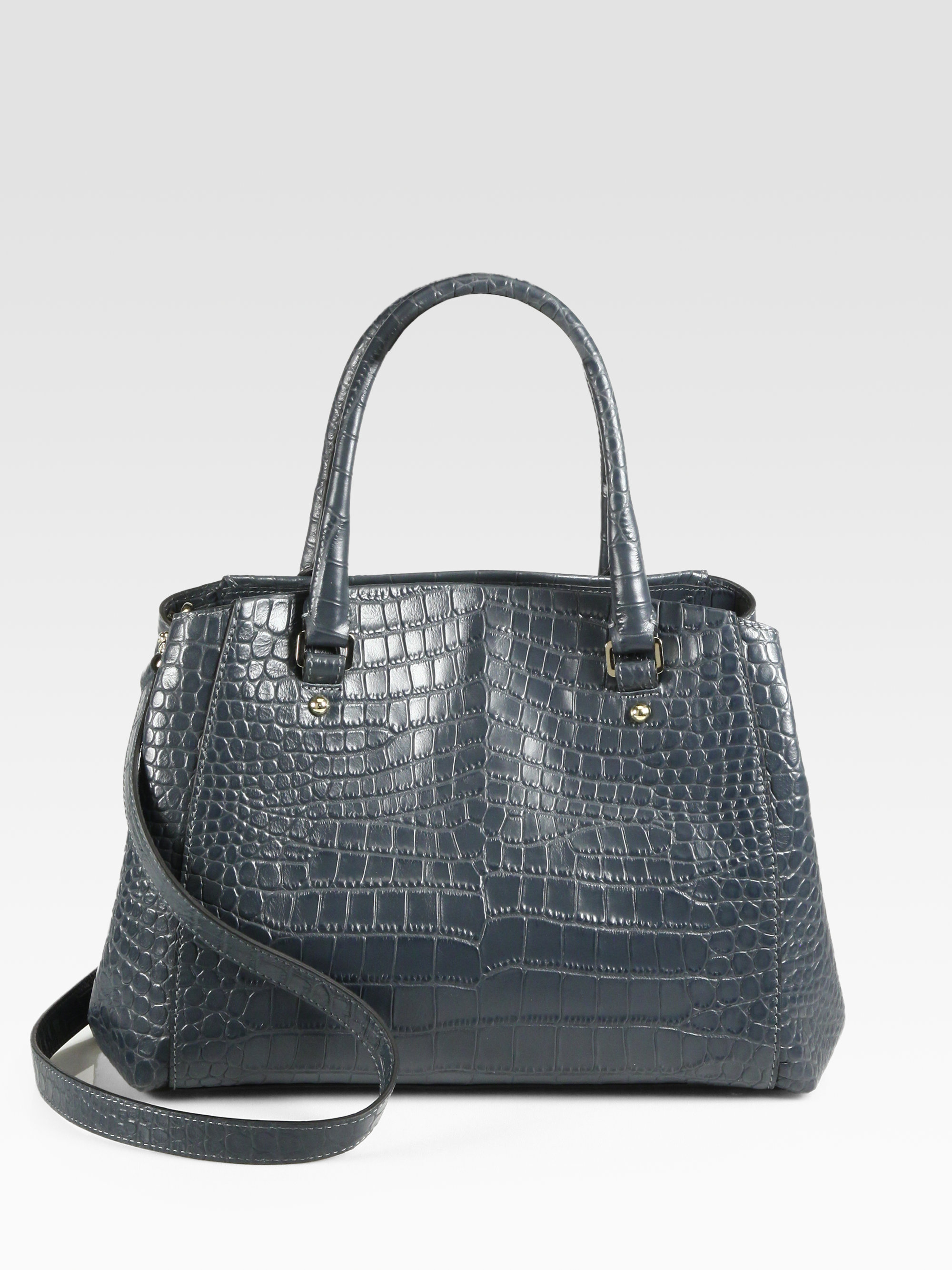 Lyst Kate Spade New York Oxford Street Sloan Crocodile Embossed Gallery