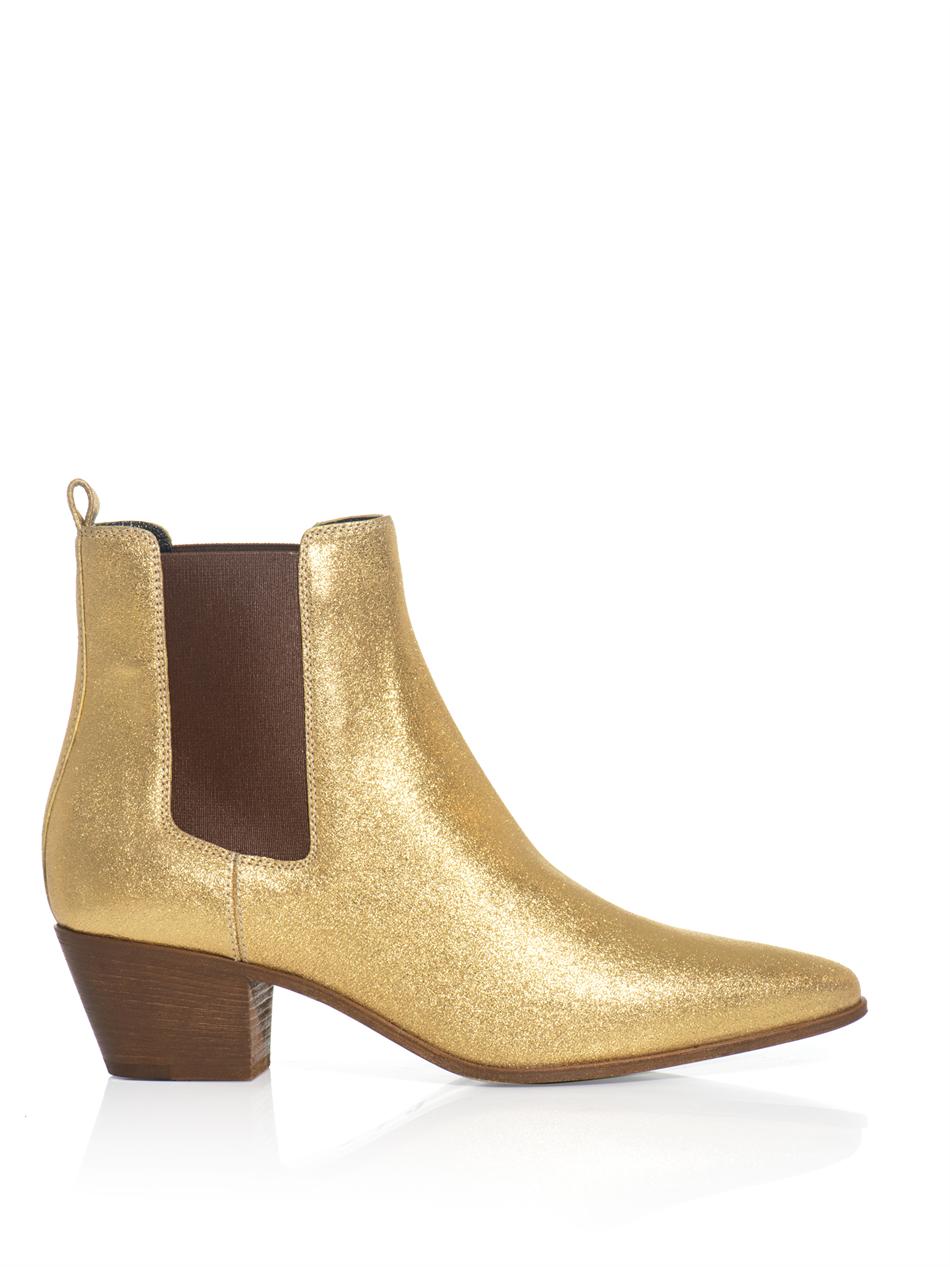 metallic gold boots women's shoes