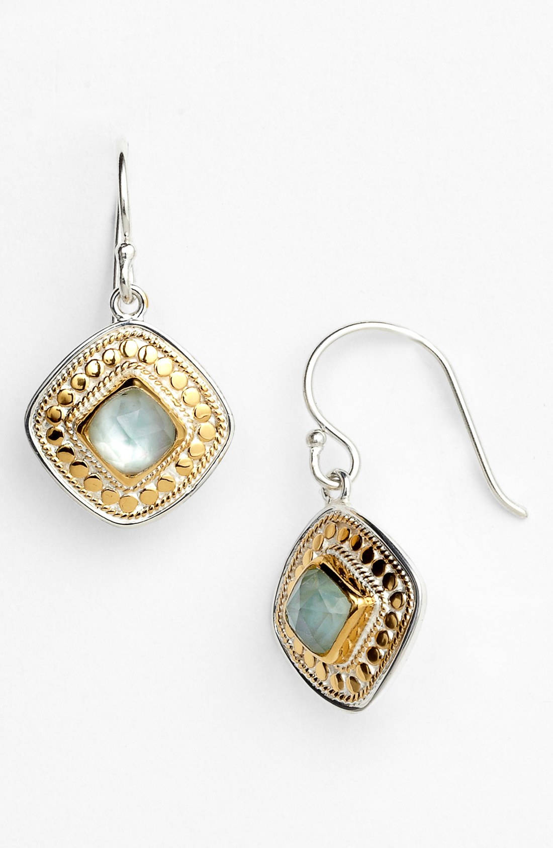 Anna Beck Gili Drop Earrings in Gold (Gold/ Green Amethyst) | Lyst