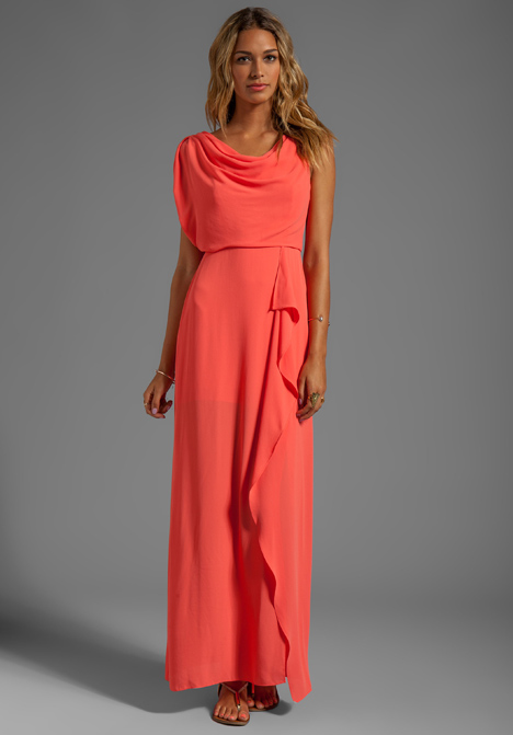 bcbg coral dress