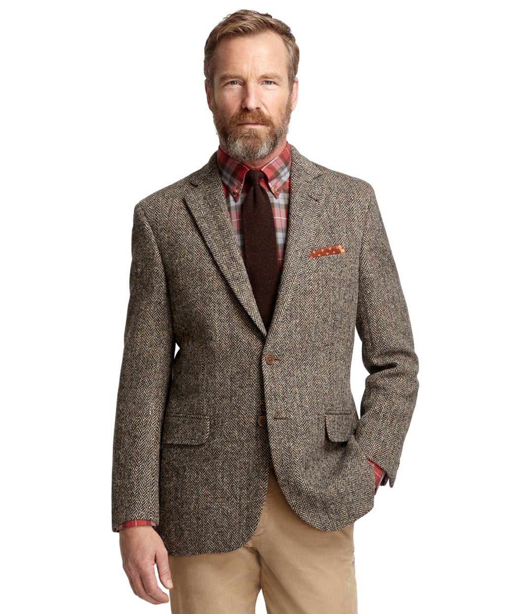 Brooks brothers tweed suit sales