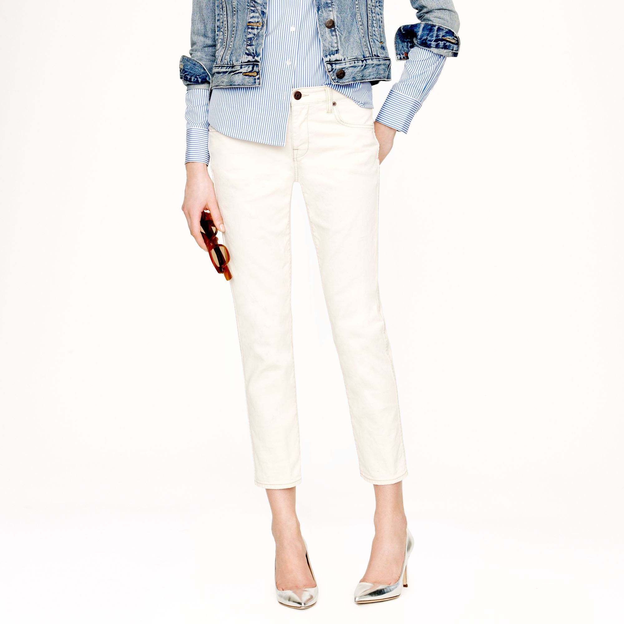 J.Crew Cropped Vintage Straight Jean in 
