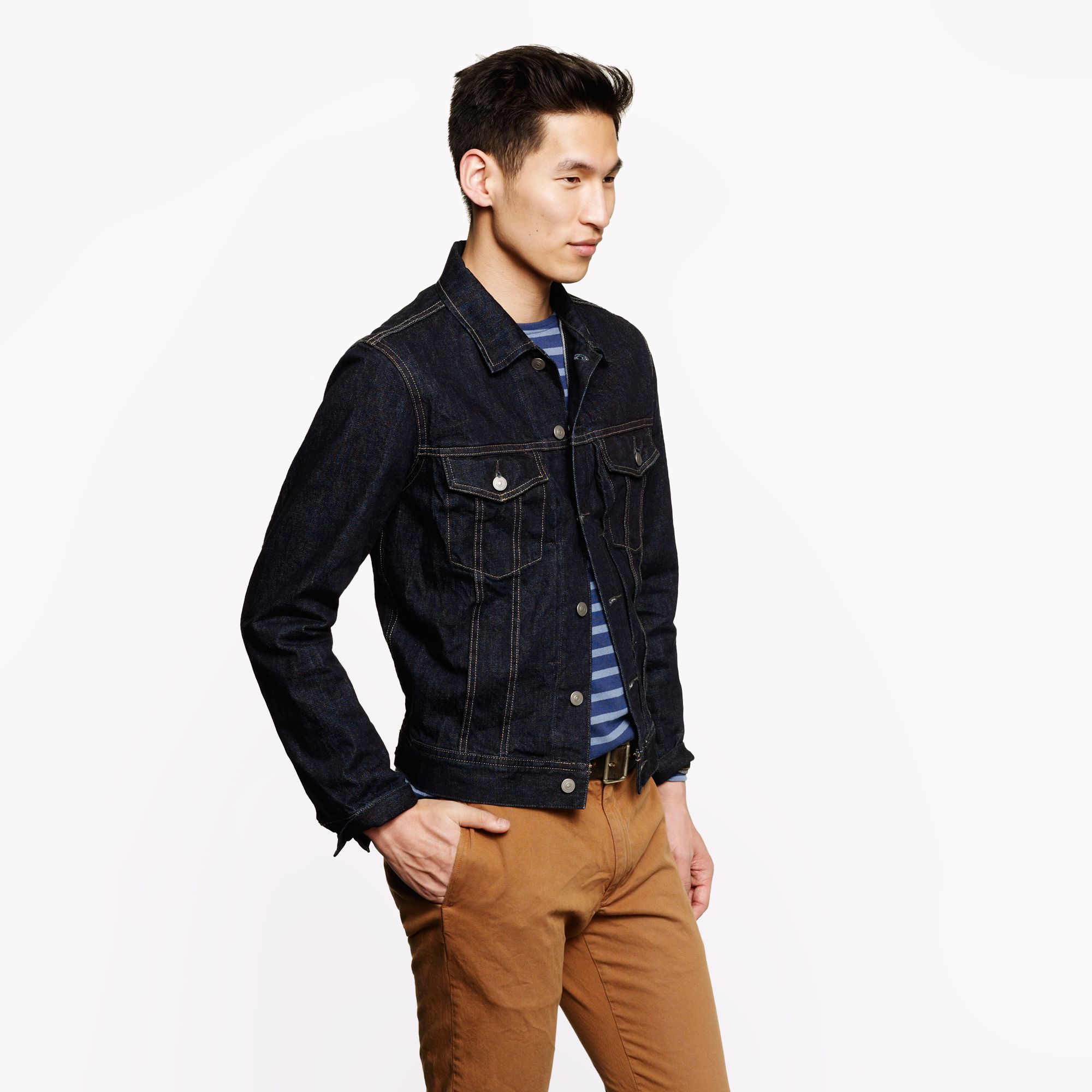 dark rinse denim jacket